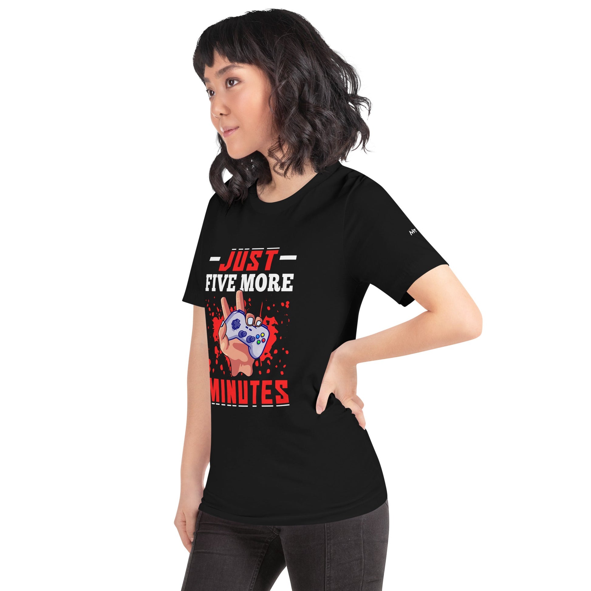 Just 5 more Minutes Rima - Unisex t-shirt by DarkByteGear