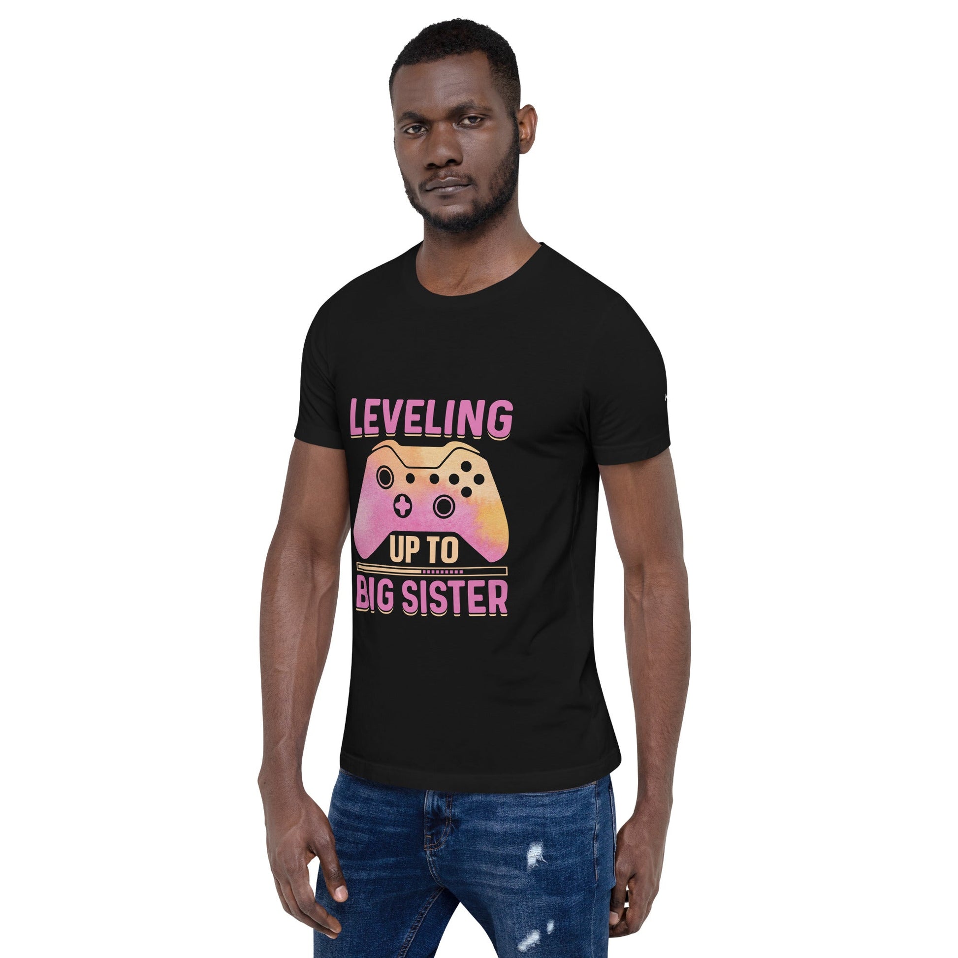 Levelling up to Big Sister - Unisex t-shirt by DarkByteGear