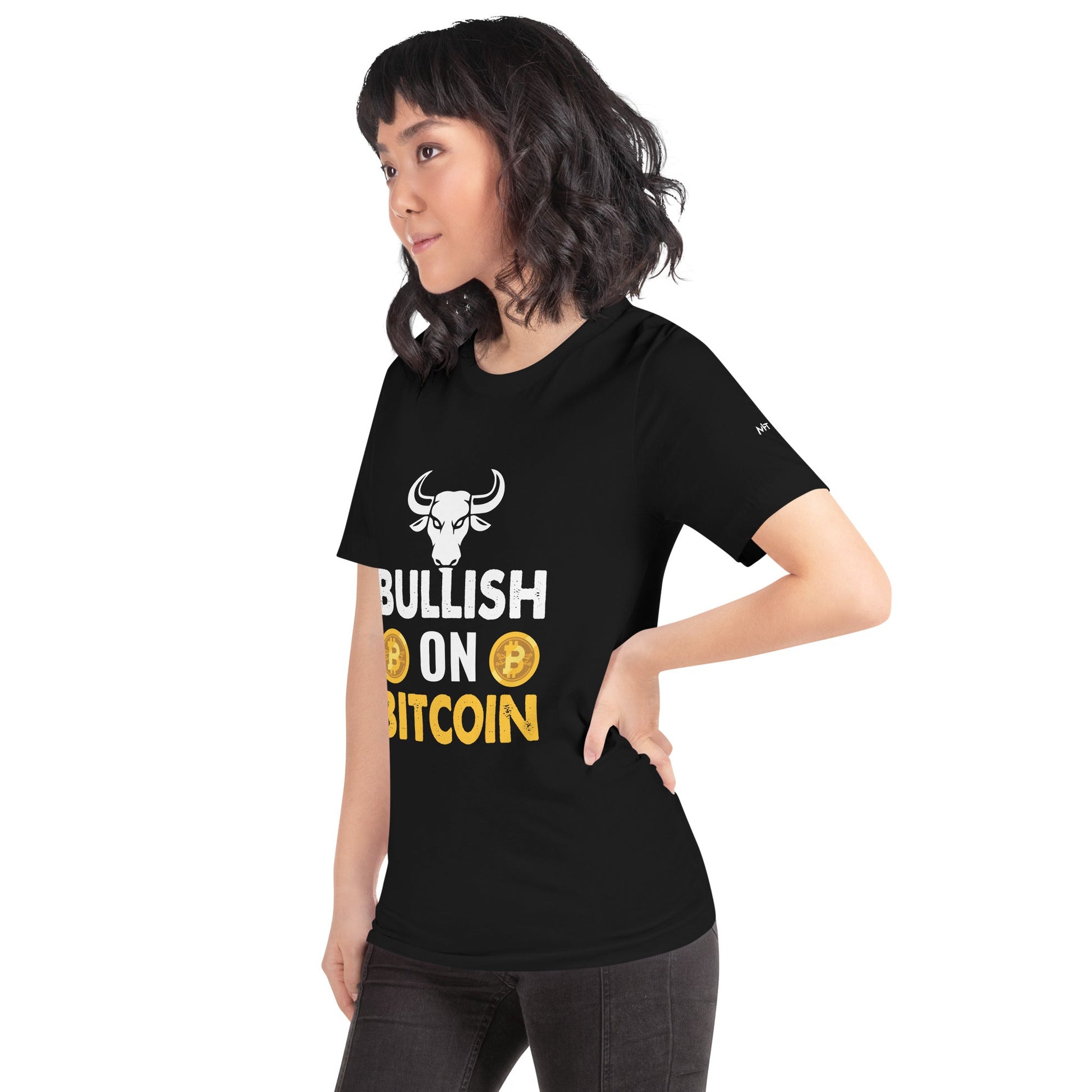 Bullish On Bitcoin - Unisex t-shirt by DarkByteGear