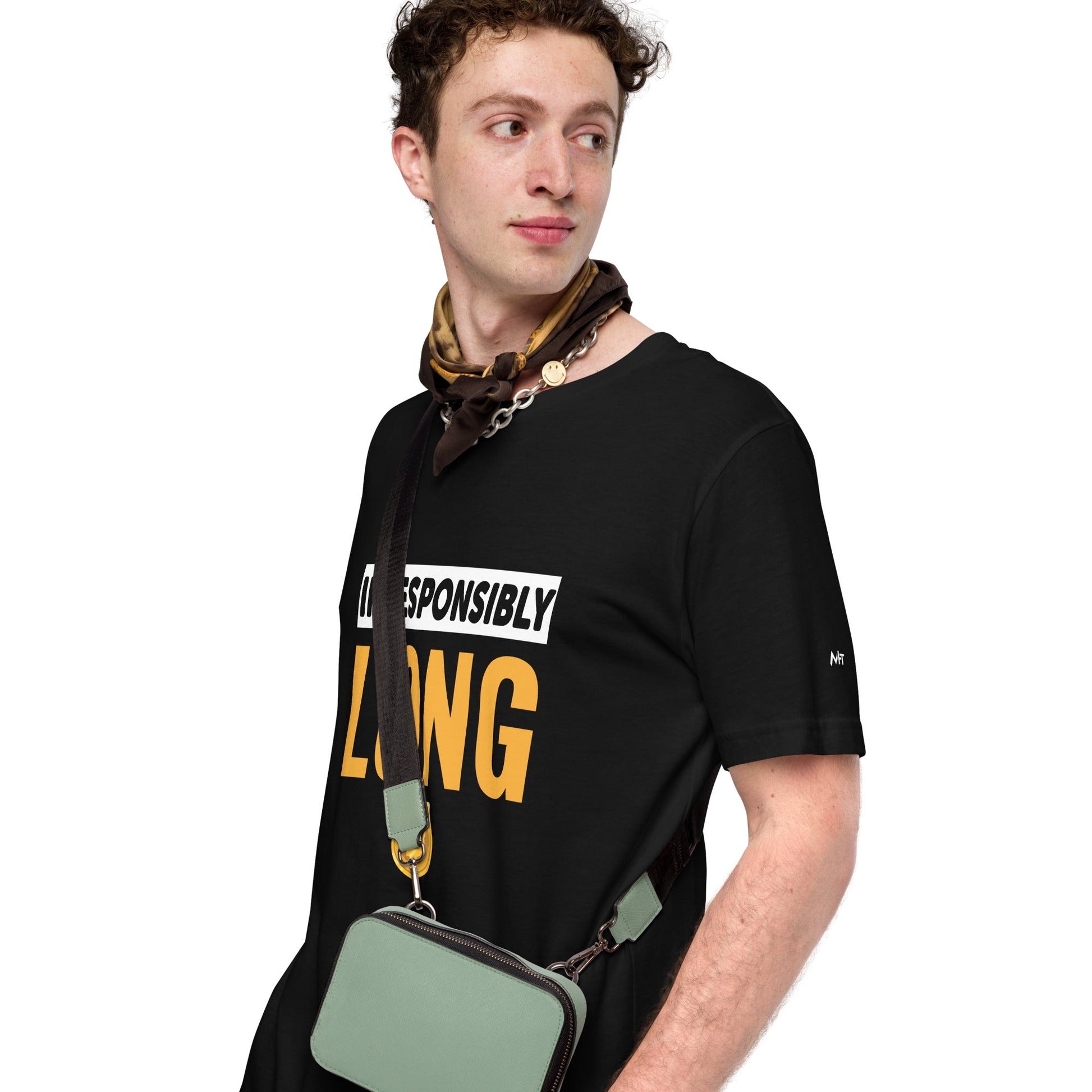 Irresponsibly Long Bitcoin - Unisex t-shirt by DarkByteGear