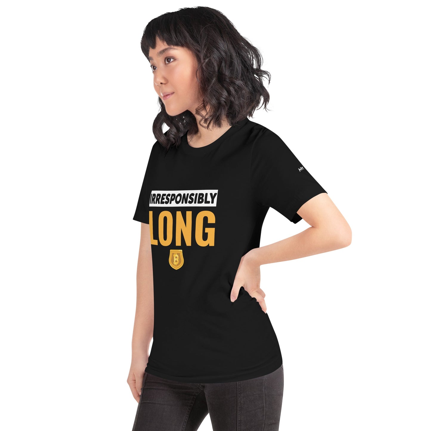 Irresponsibly Long Bitcoin - Unisex t-shirt by DarkByteGear