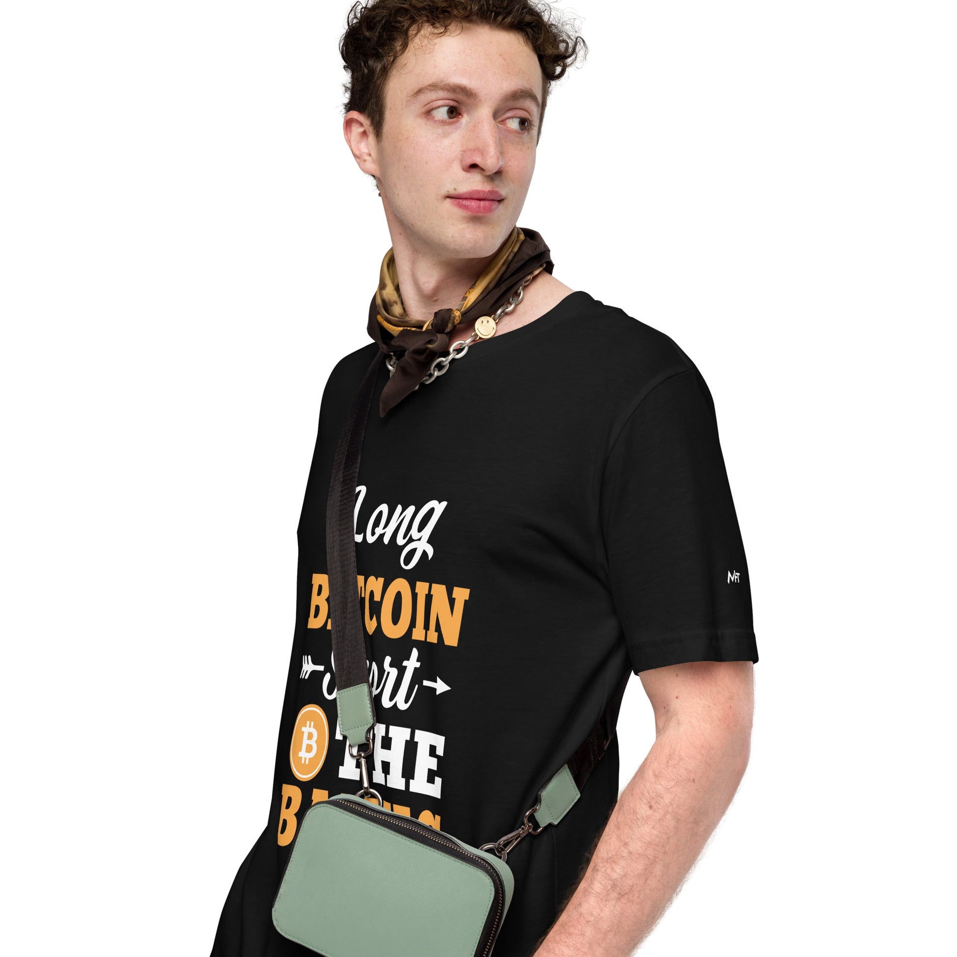Long Big Coin, Short the Banks - Unisex t-shirt by DarkByteGear