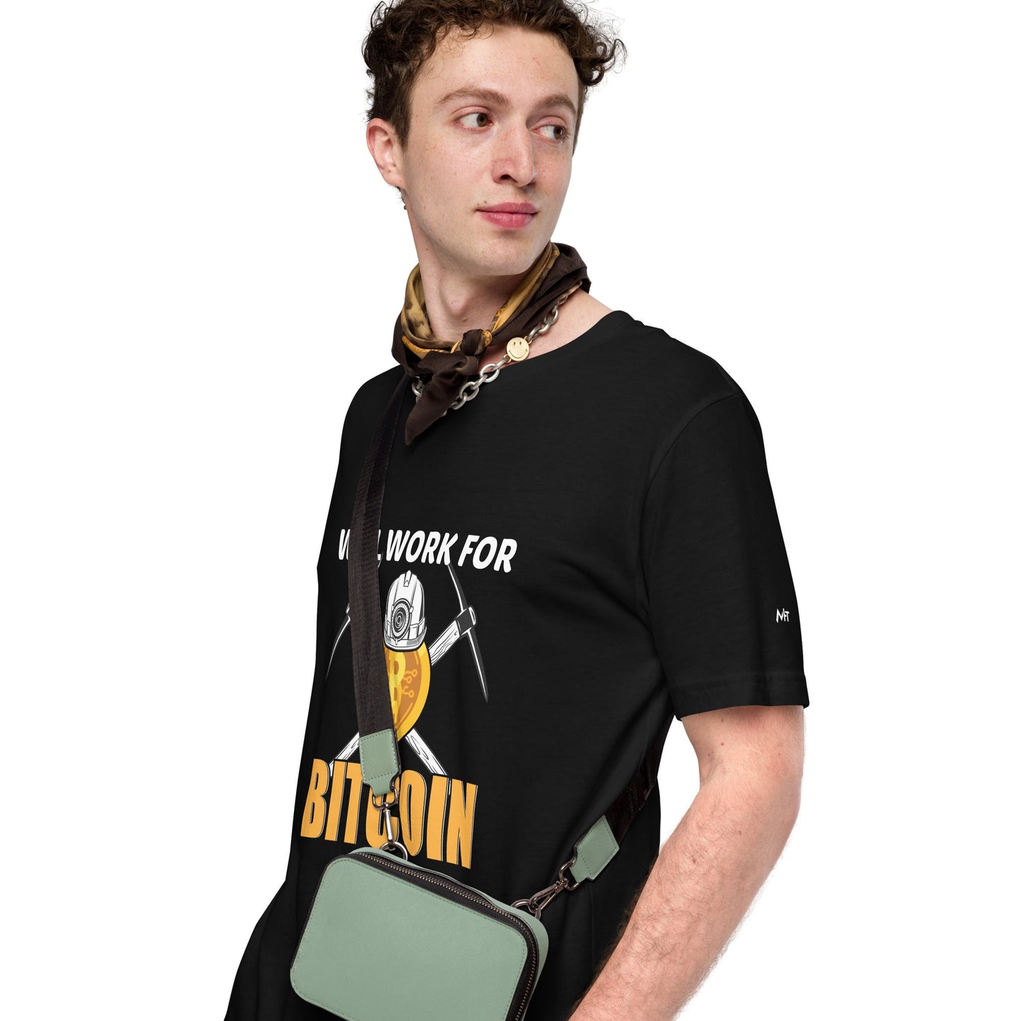 Will Work for Bitcoin - Unisex t-shirt by DarkByteGear