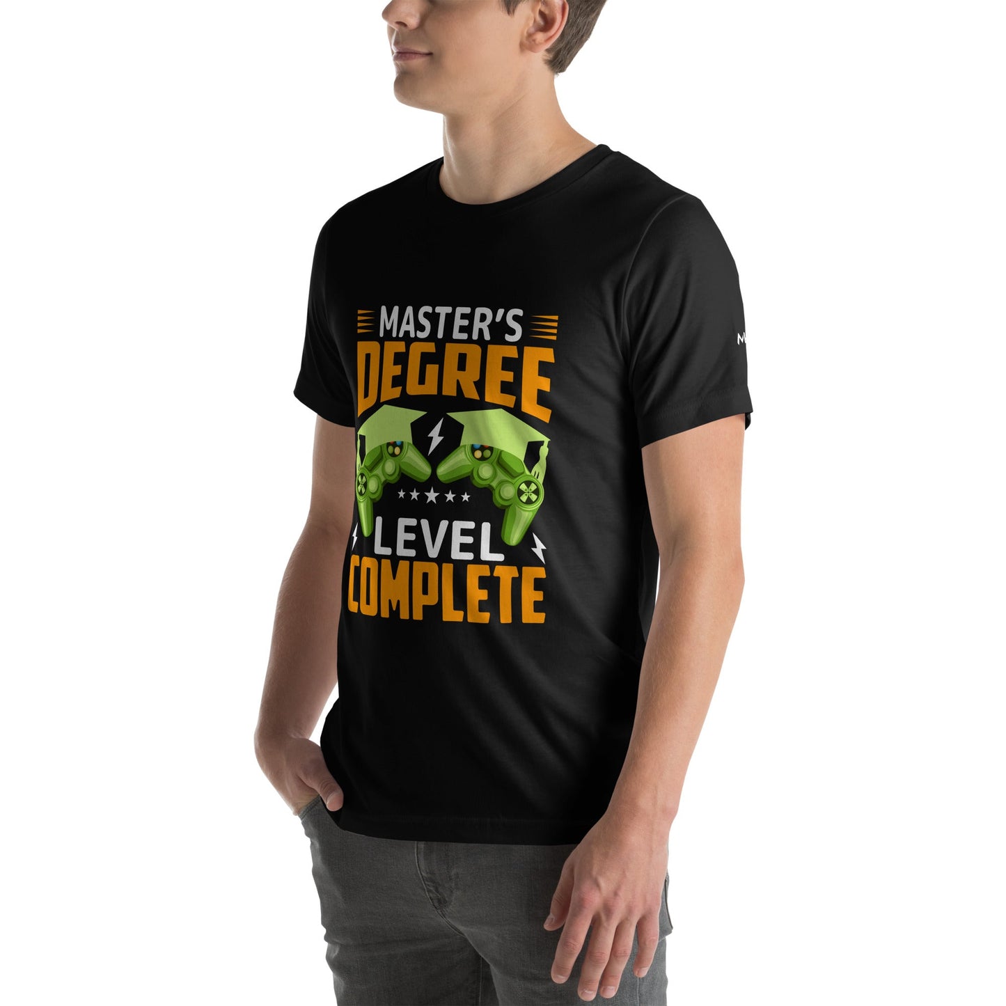 Master Degree Level Complete - Unisex t-shirt by DarkByteGear