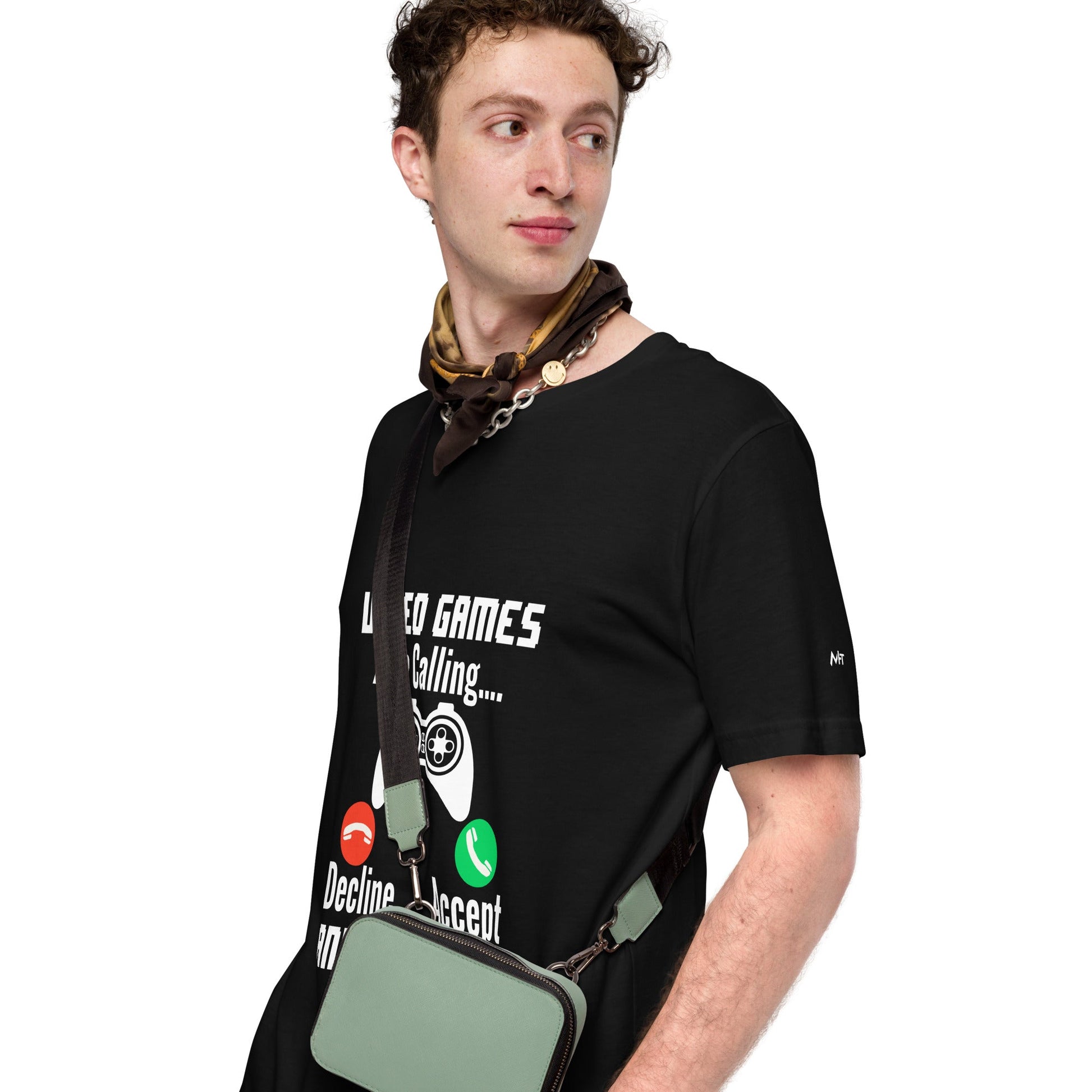 Video Games are Calling and I must Go Rima 18 - Unisex t-shirt by DarkByteGear