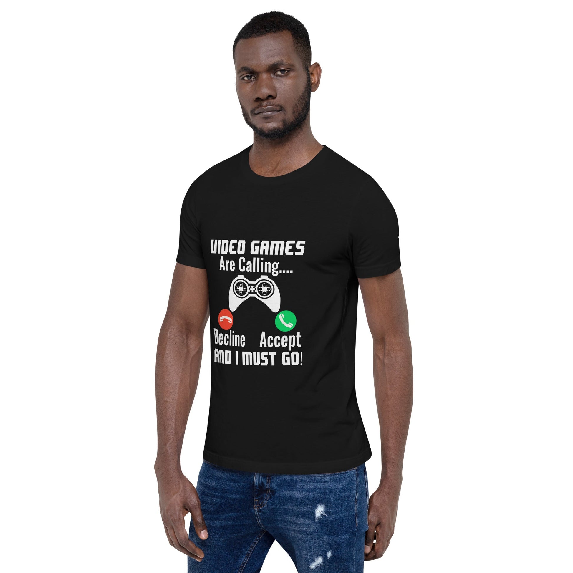 Video Games are Calling and I must Go Rima 18 - Unisex t-shirt by DarkByteGear