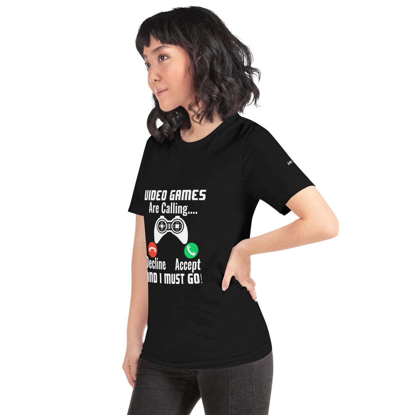 Video Games are Calling and I must Go Rima 18 - Unisex t-shirt by DarkByteGear