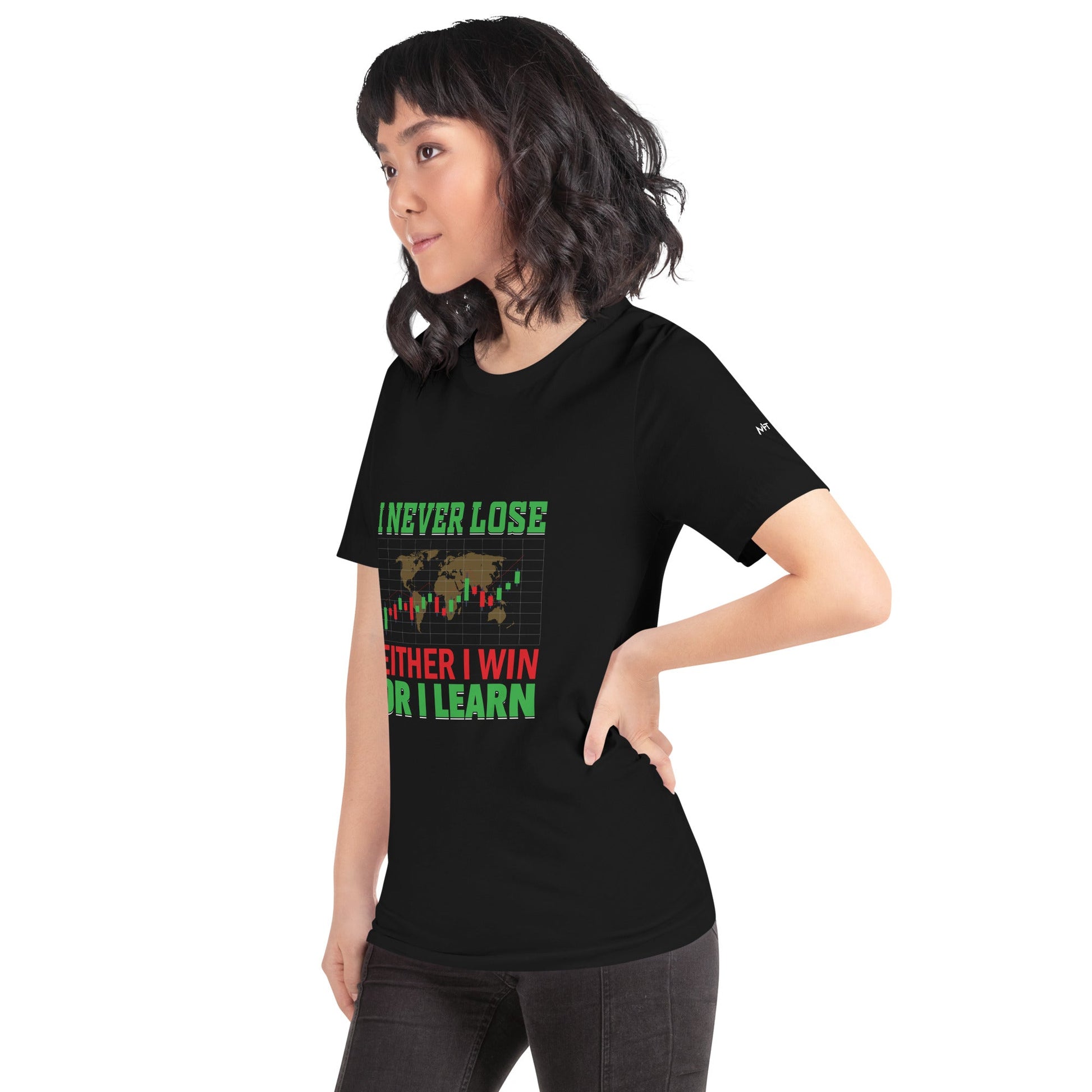 I never Lose: Either I win or I learn V2 - Unisex t-shirt by DarkByteGear