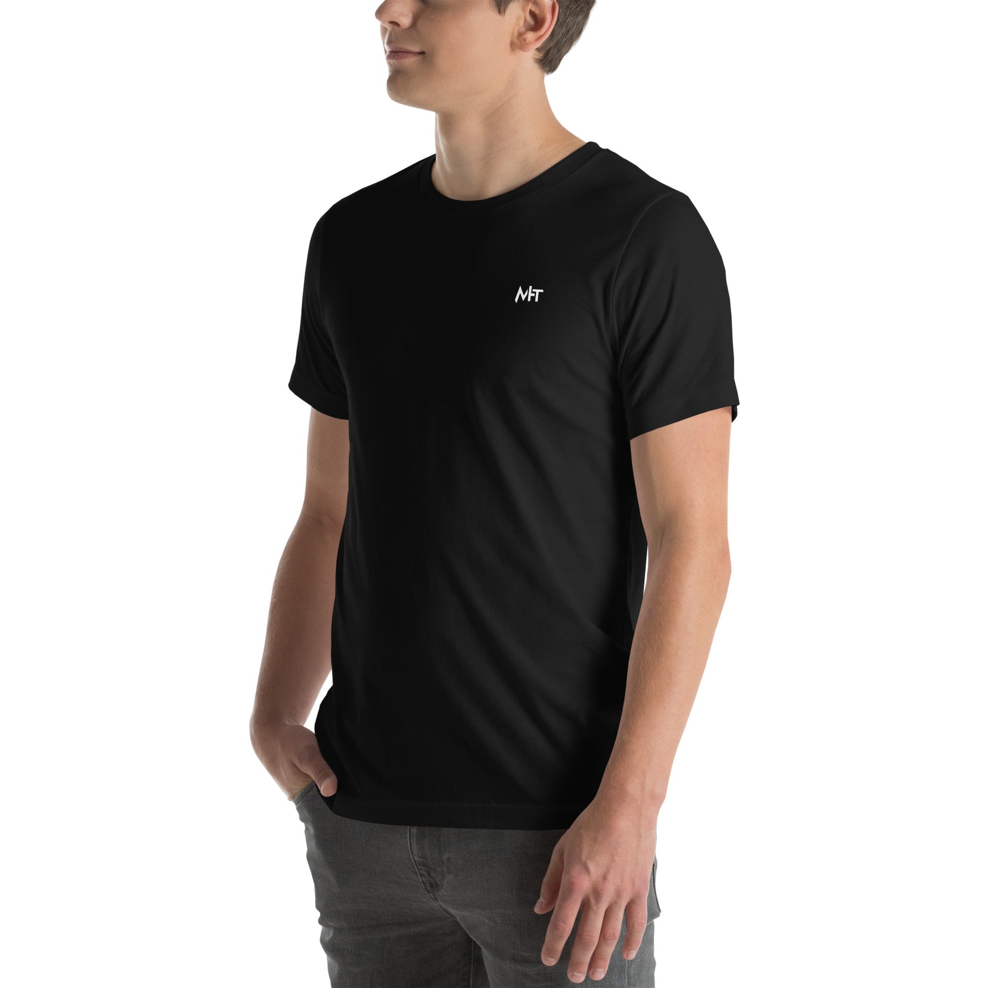 I think about Candle Sticks past my Bedtime - Unisex t-shirt ( Back Print ) by DarkByteGear