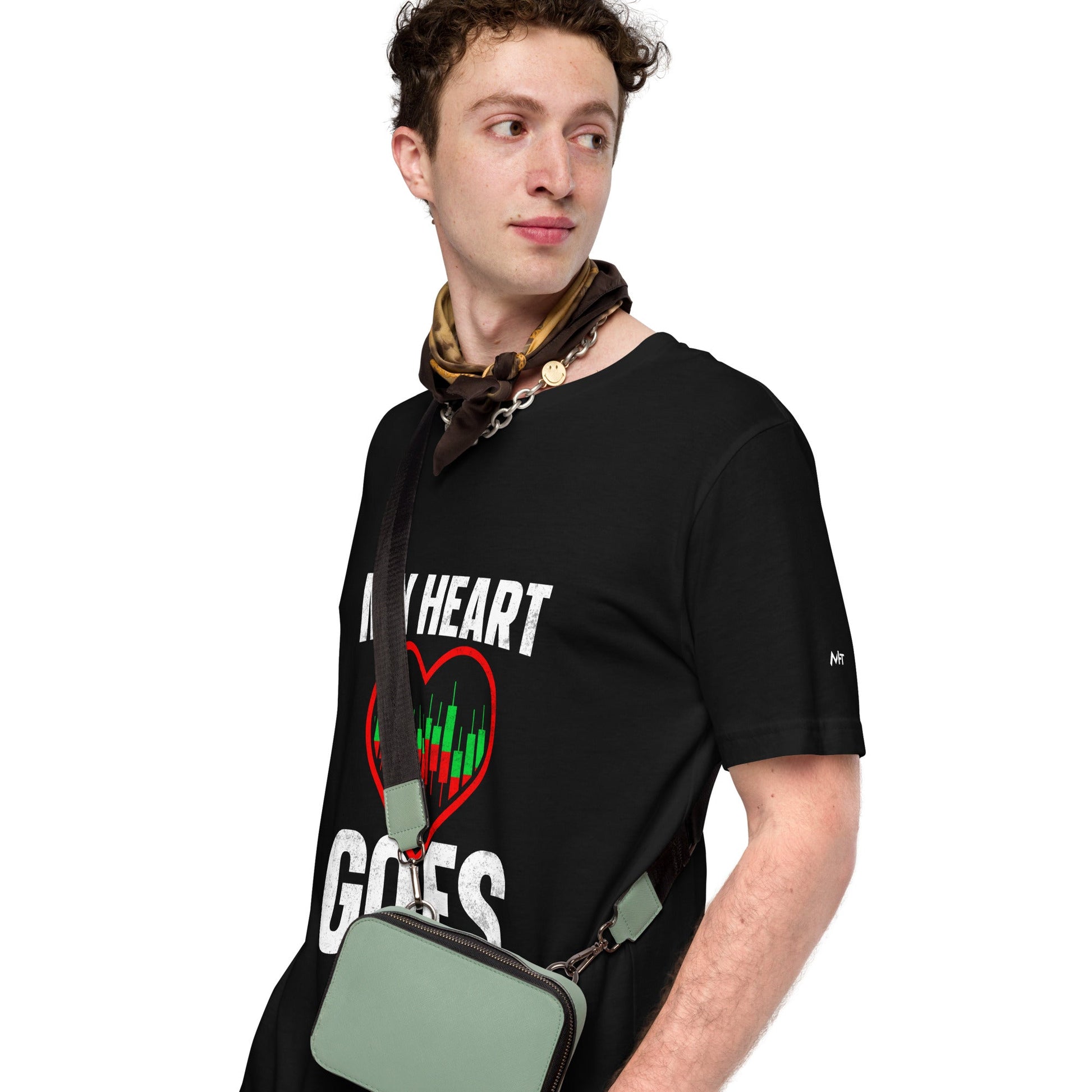 My Heart Goes - Unisex t-shirt by DarkByteGear