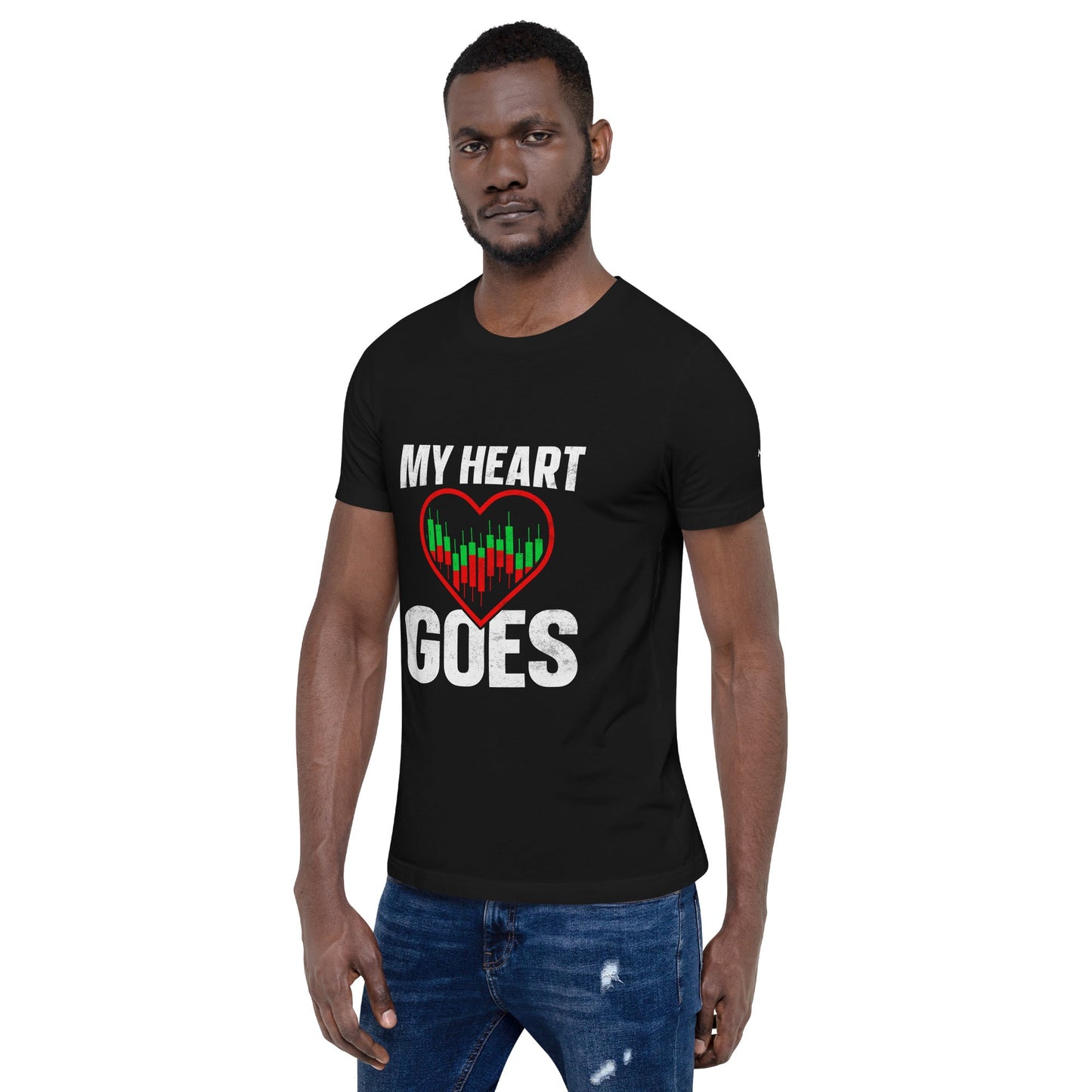 My Heart Goes - Unisex t-shirt by DarkByteGear