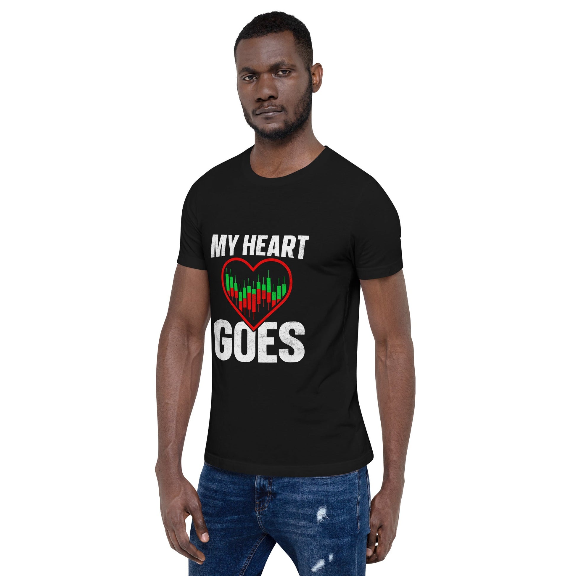 My Heart Goes - Unisex t-shirt by DarkByteGear
