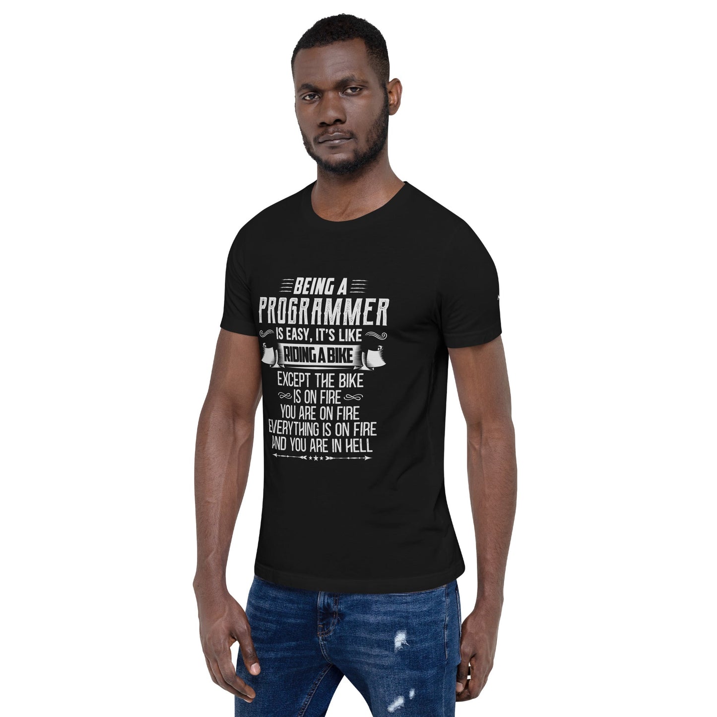 Being a Programmer is easy - Unisex t-shirt by DarkByteGear
