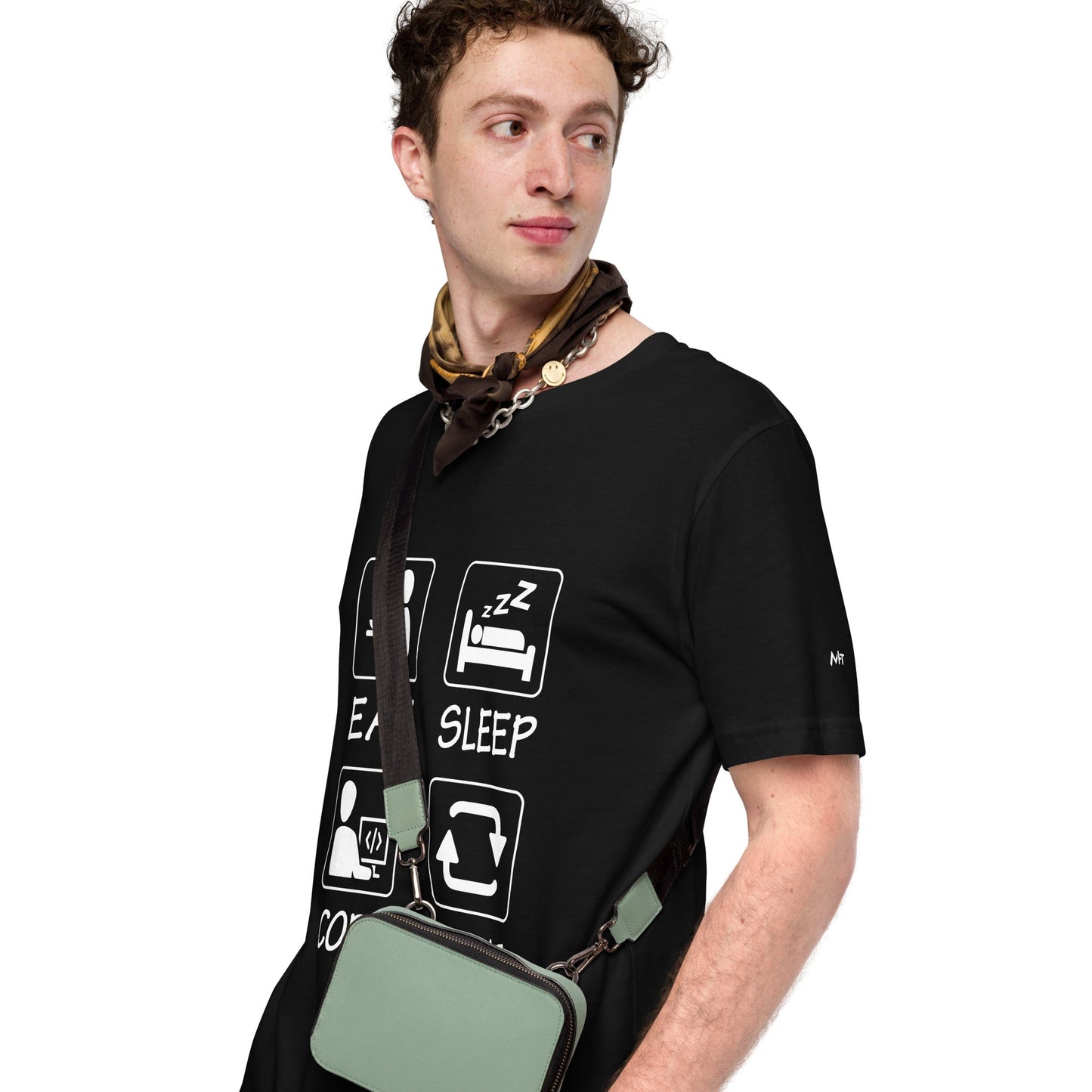 Eat, Sleep, Code, Repeat V1 - Unisex t-shirt by DarkByteGear