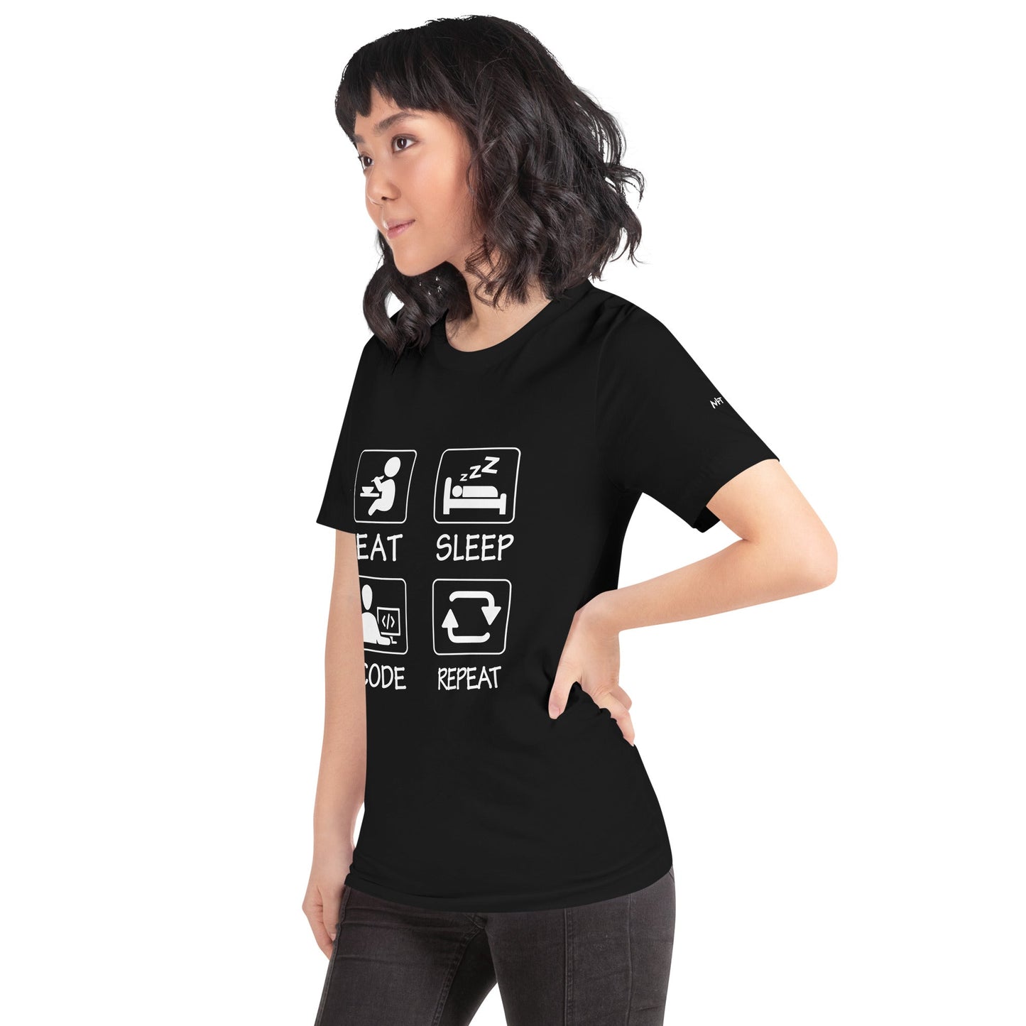 Eat, Sleep, Code, Repeat V1 - Unisex t-shirt by DarkByteGear