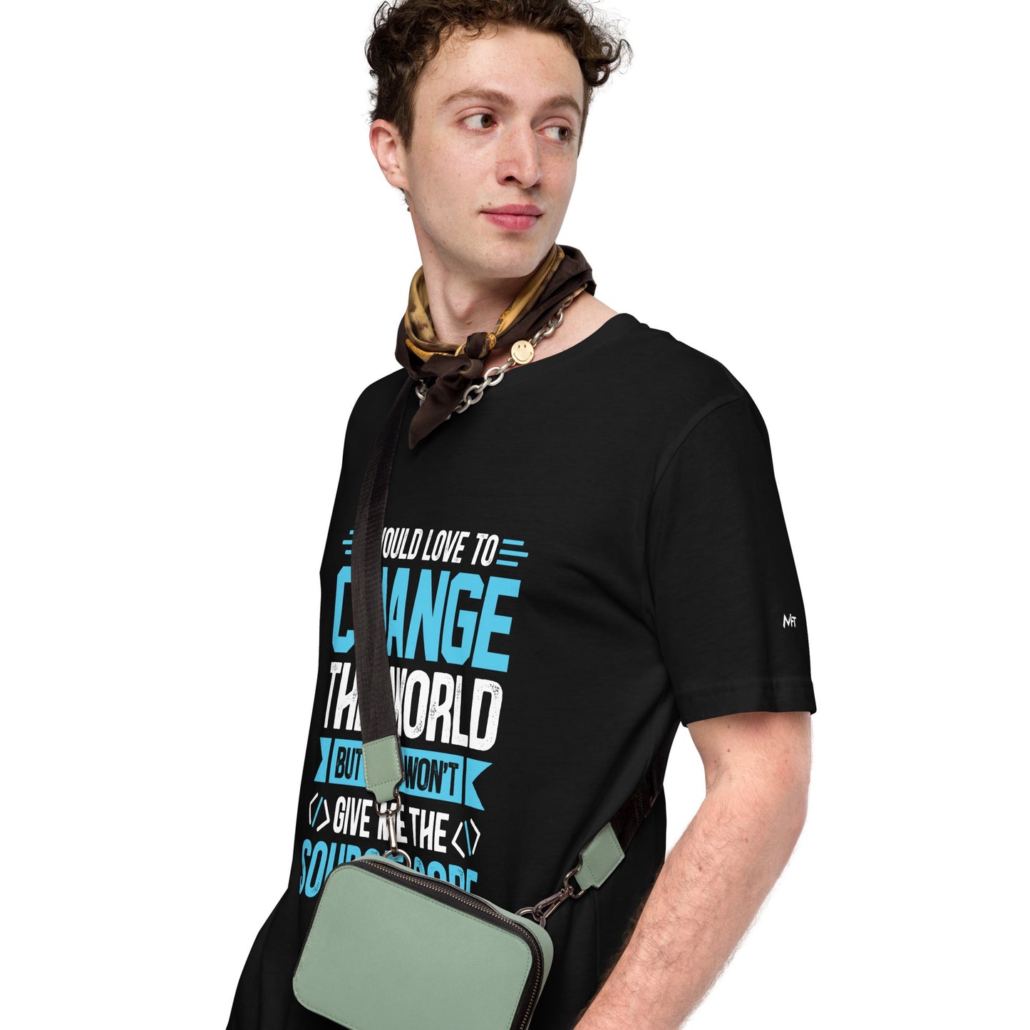 I would Love to Change the world, but they won't Give me the Source Code V1 - Unisex t-shirt by DarkByteGear