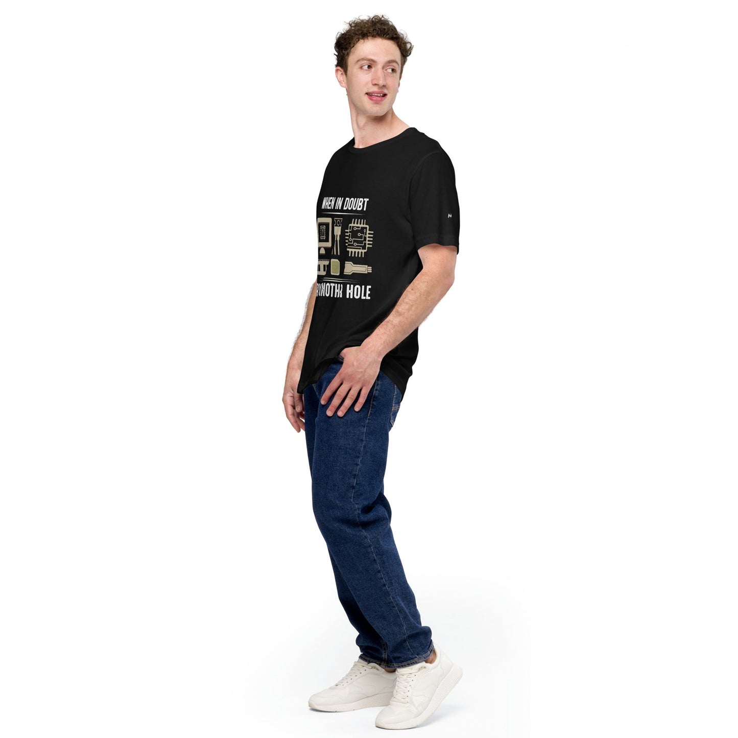 When in doubt, Try another hole V1 - Unisex t-shirt by DarkByteGear