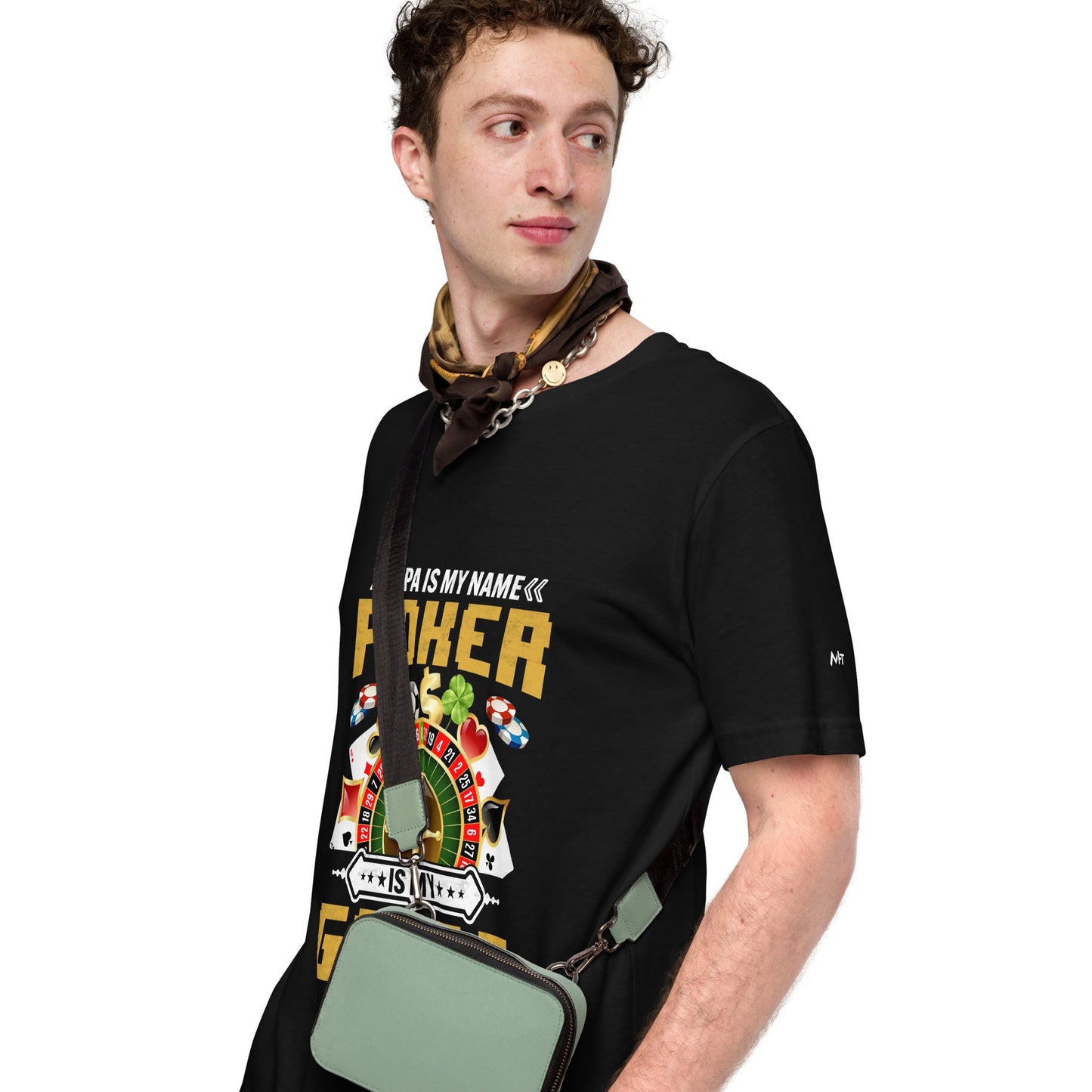 Papa Is my Name; Poker Is my Game - Unisex t-shirt by DarkByteGear