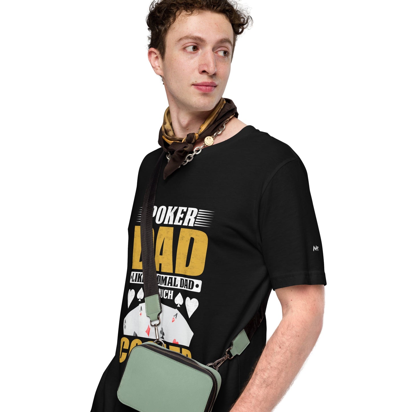 Poker Dad is like a Normal Dad but much Cooler - Unisex t-shirt by DarkByteGear