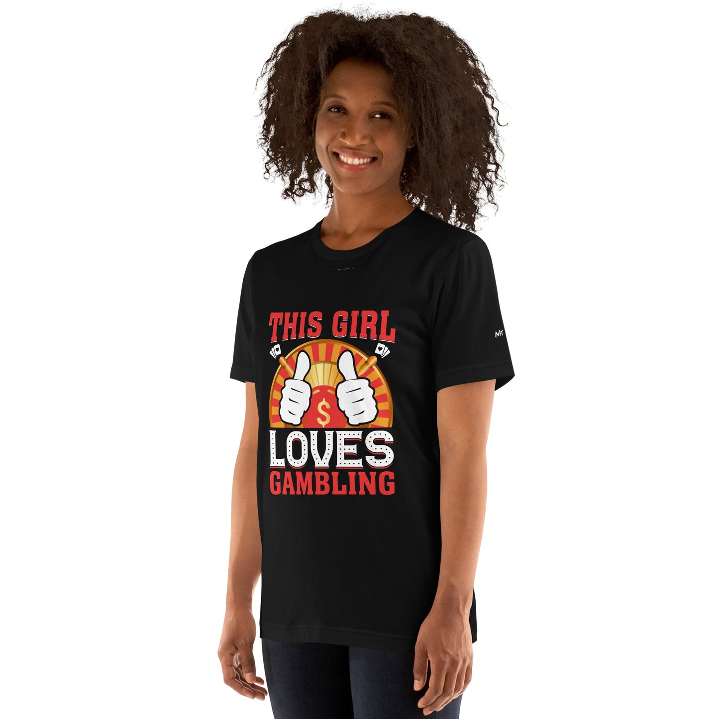 This Girl Loves Gambling - Unisex t-shirt by DarkByteGear