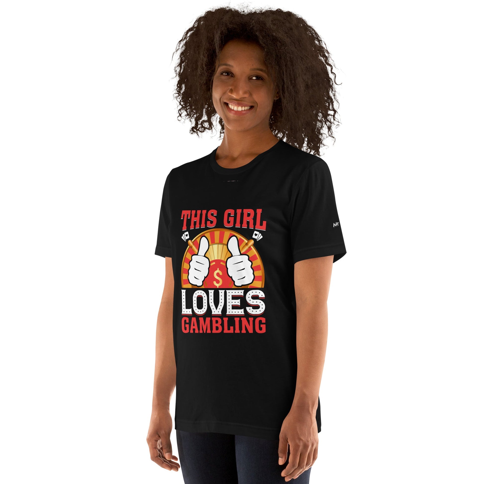 This Girl Loves Gambling - Unisex t-shirt by DarkByteGear