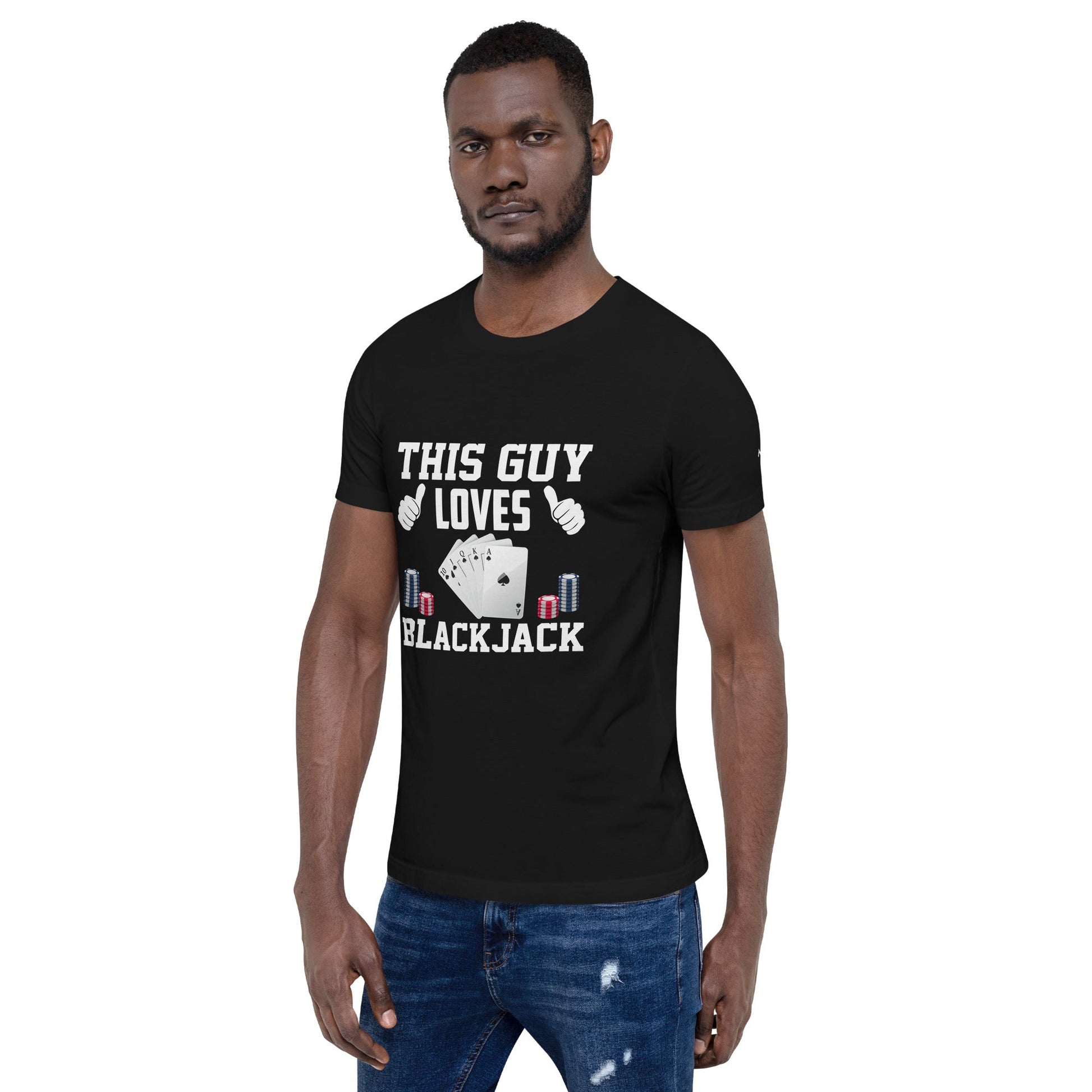 This Guy Loves Black Jack V1 - Unisex t-shirt by DarkByteGear