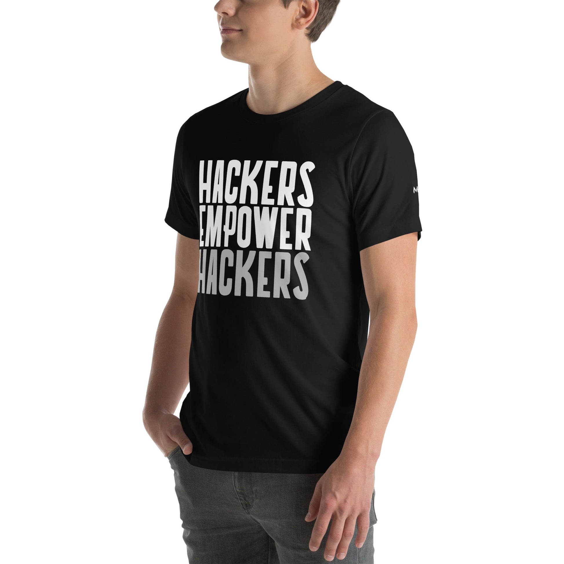 Hackers Empower Hackers - Unisex t-shirt by DarkByteGear
