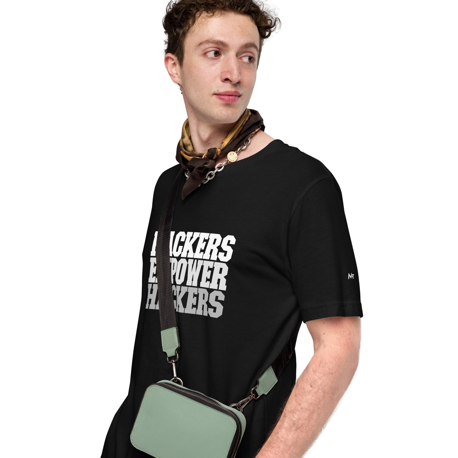 Hackers Empower Hackers V2 - Unisex t-shirt by DarkByteGear