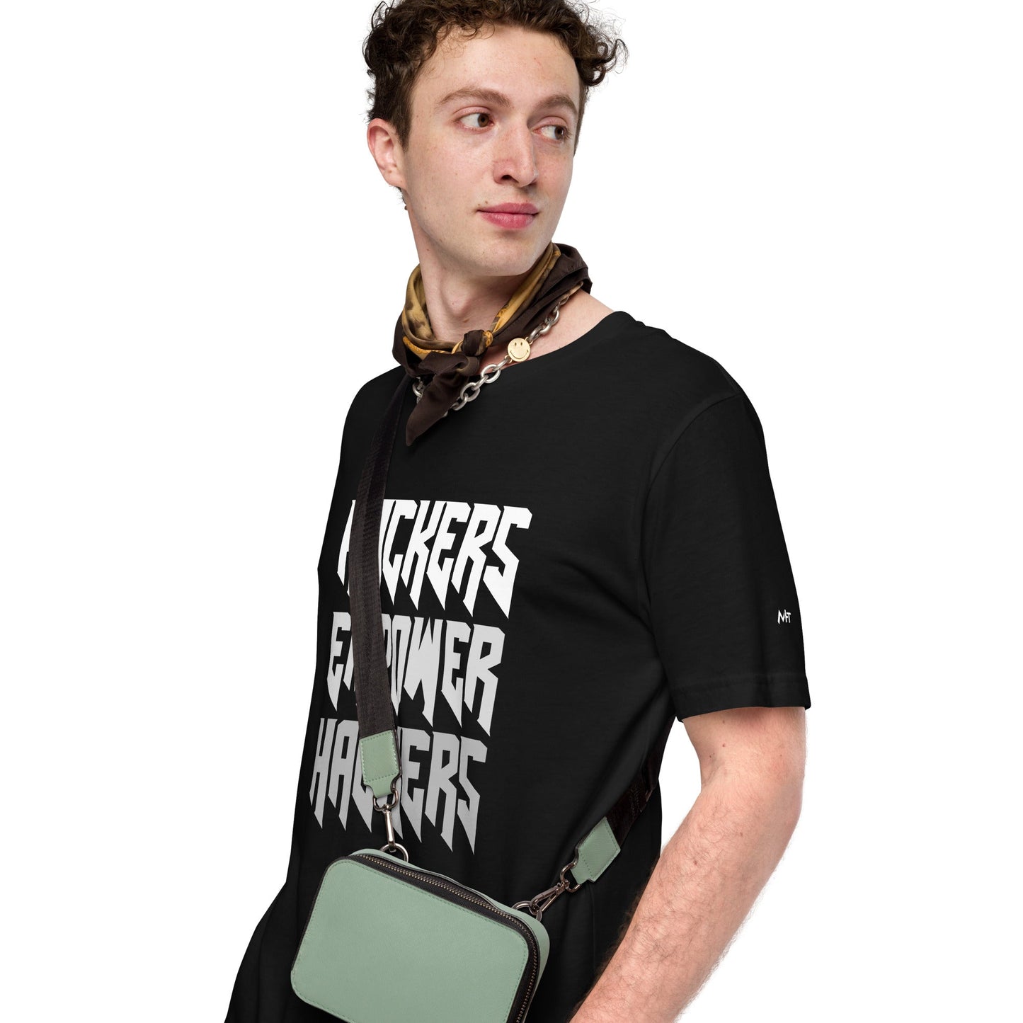 Hackers Empower Hackers V4 - Unisex t-shirt by DarkByteGear