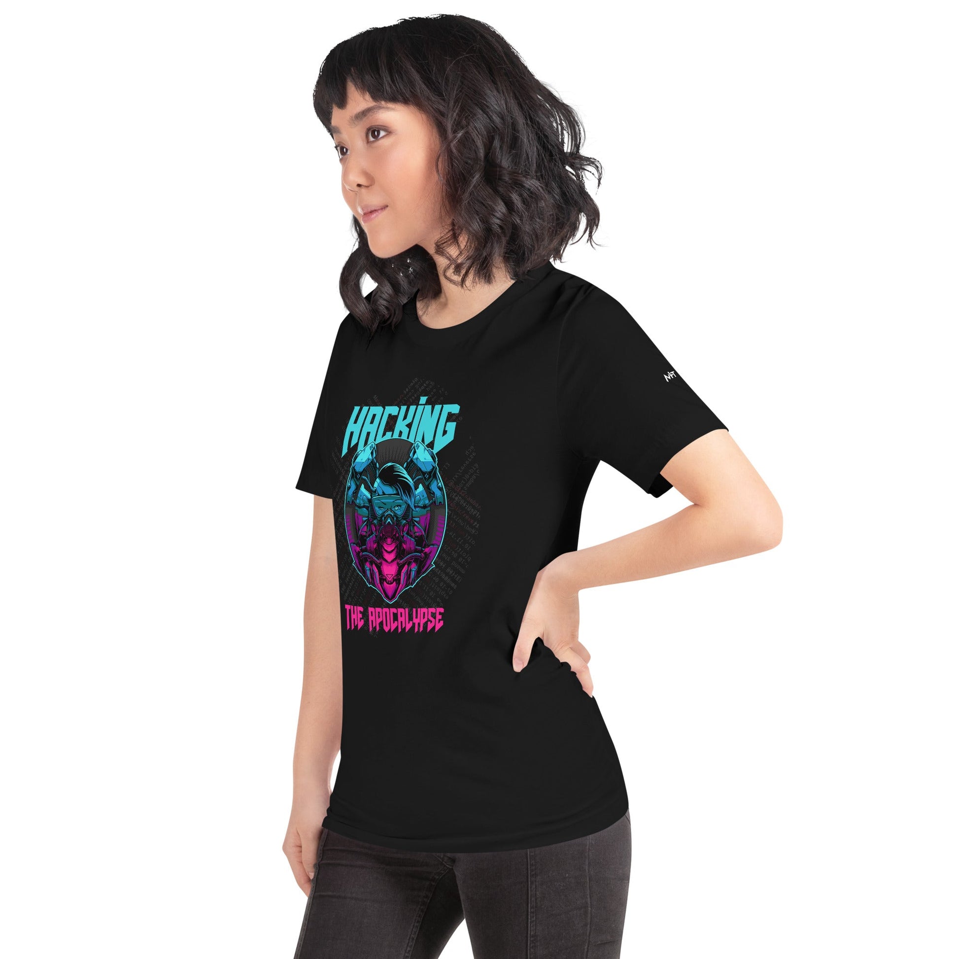 Hacking the apocalypse V2 - Unisex t-shirt by DarkByteGear