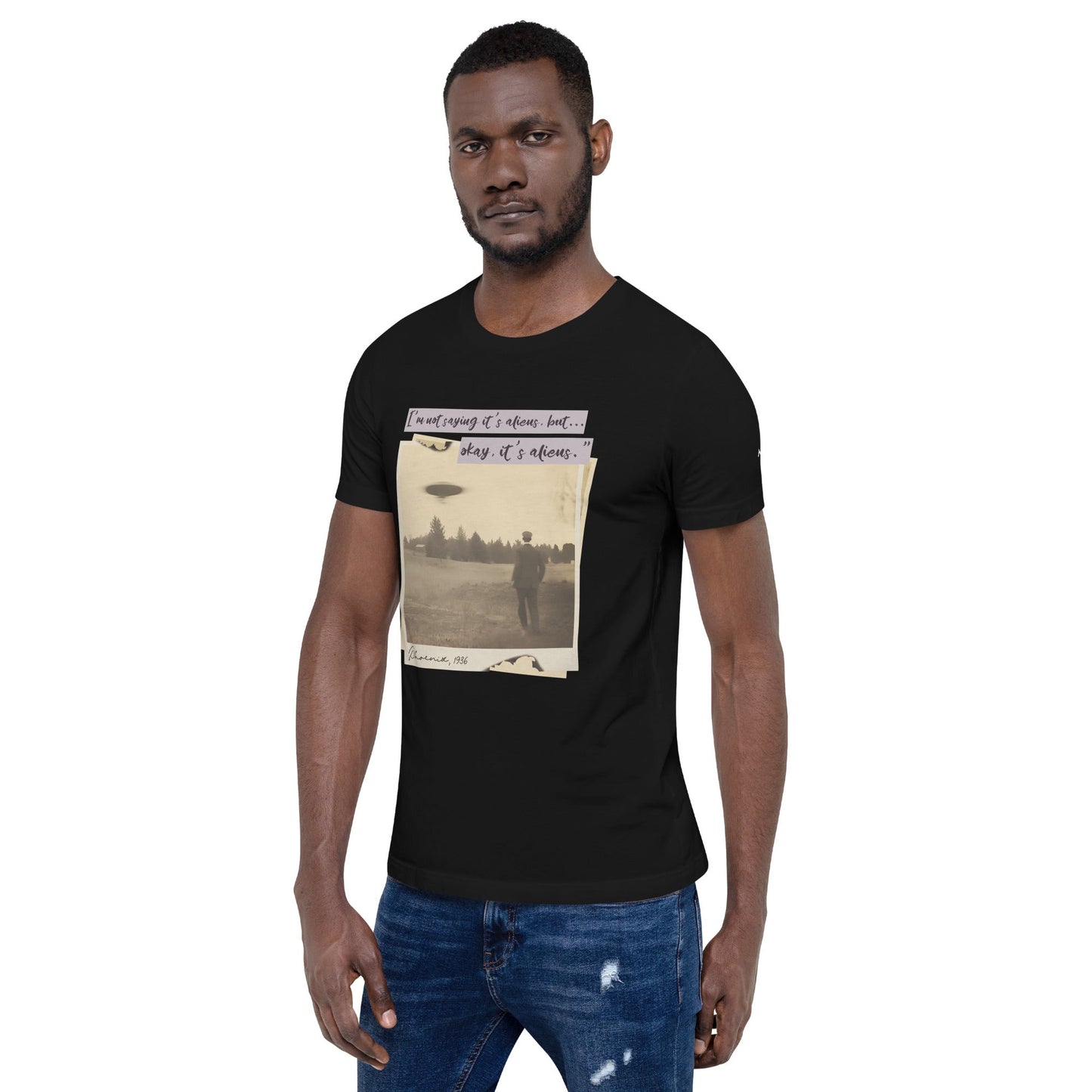 I am not saying it's aliens but, Okay! it's aliens V1 - Unisex t-shirt by DarkByteGear