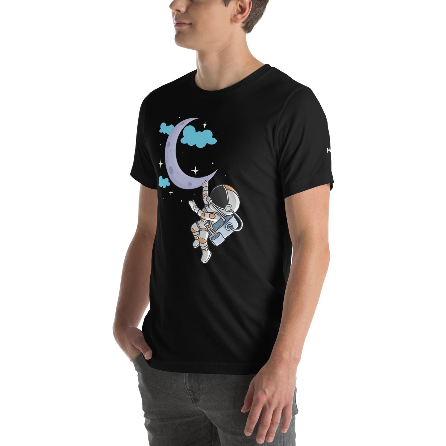 Full Moon Astronaut - Unisex t-shirt by DarkByteGear