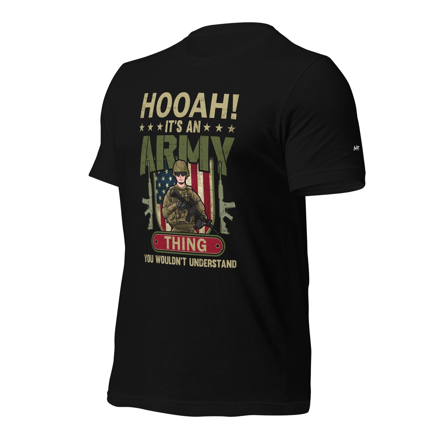 HOOAH! It's an Army thing you wouldn't understand - Unisex t-shirt by DarkByteGear