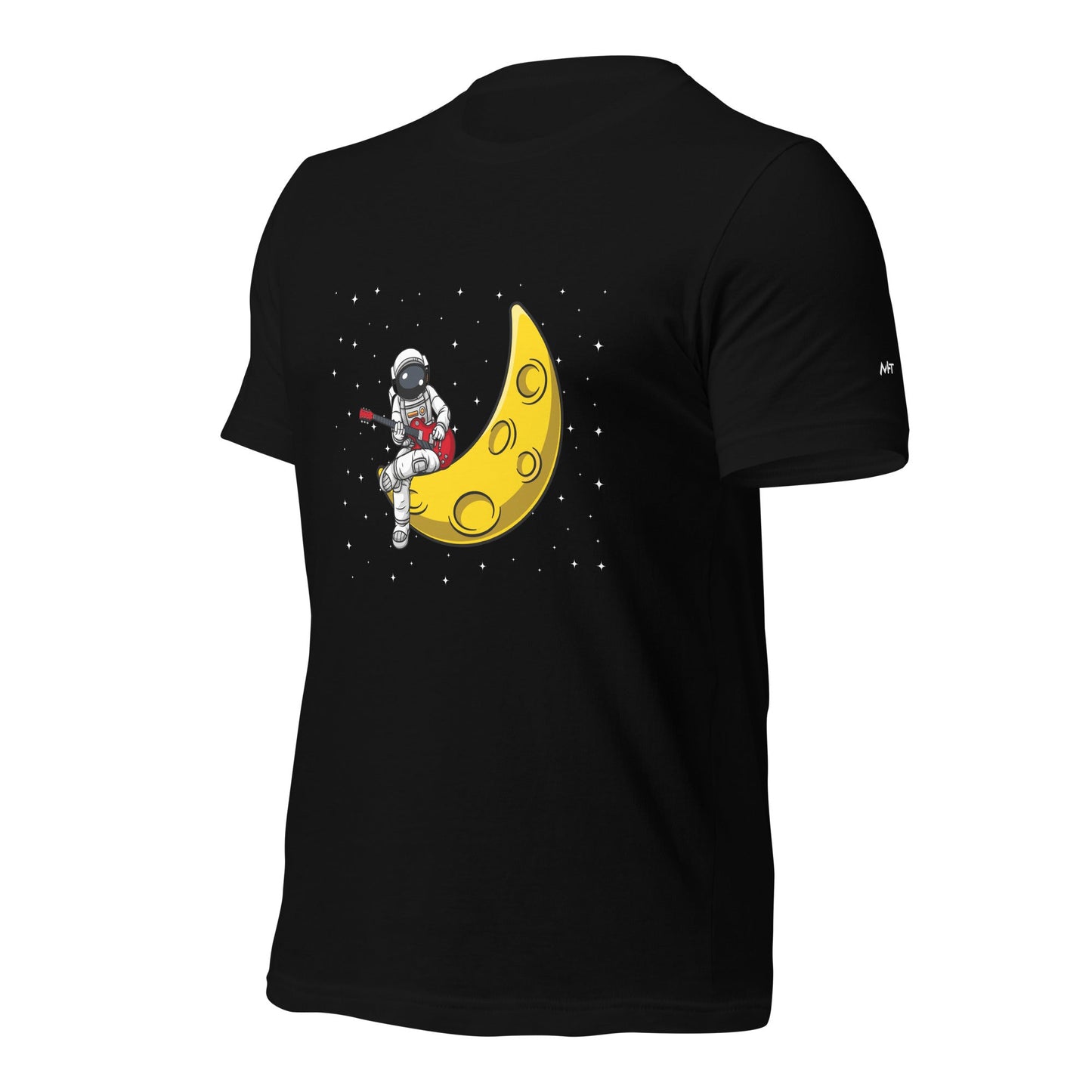 Astronaut Playing - Unisex t-shirt by DarkByteGear