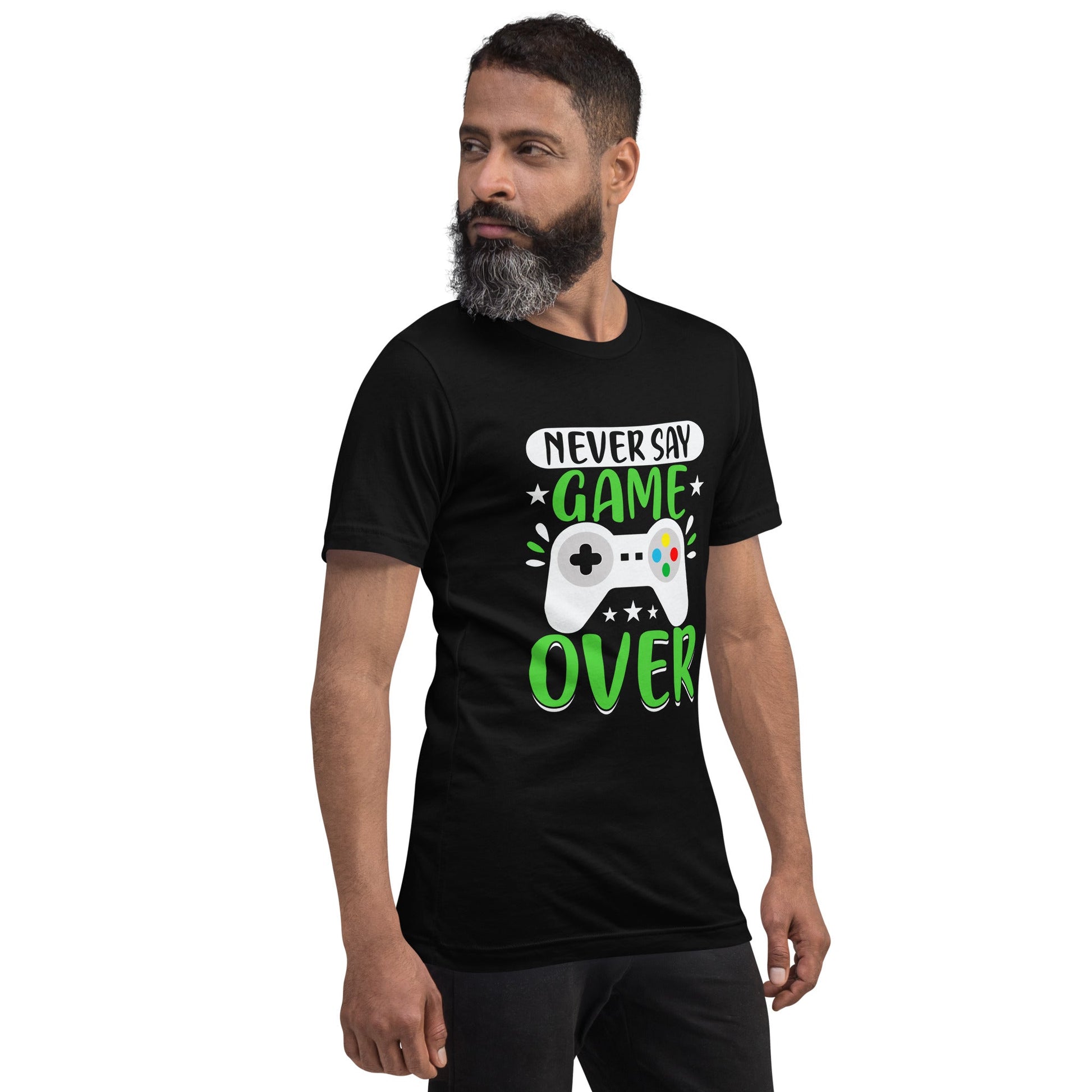 Never say Gameover Unisex t-shirt by DarkByteGear