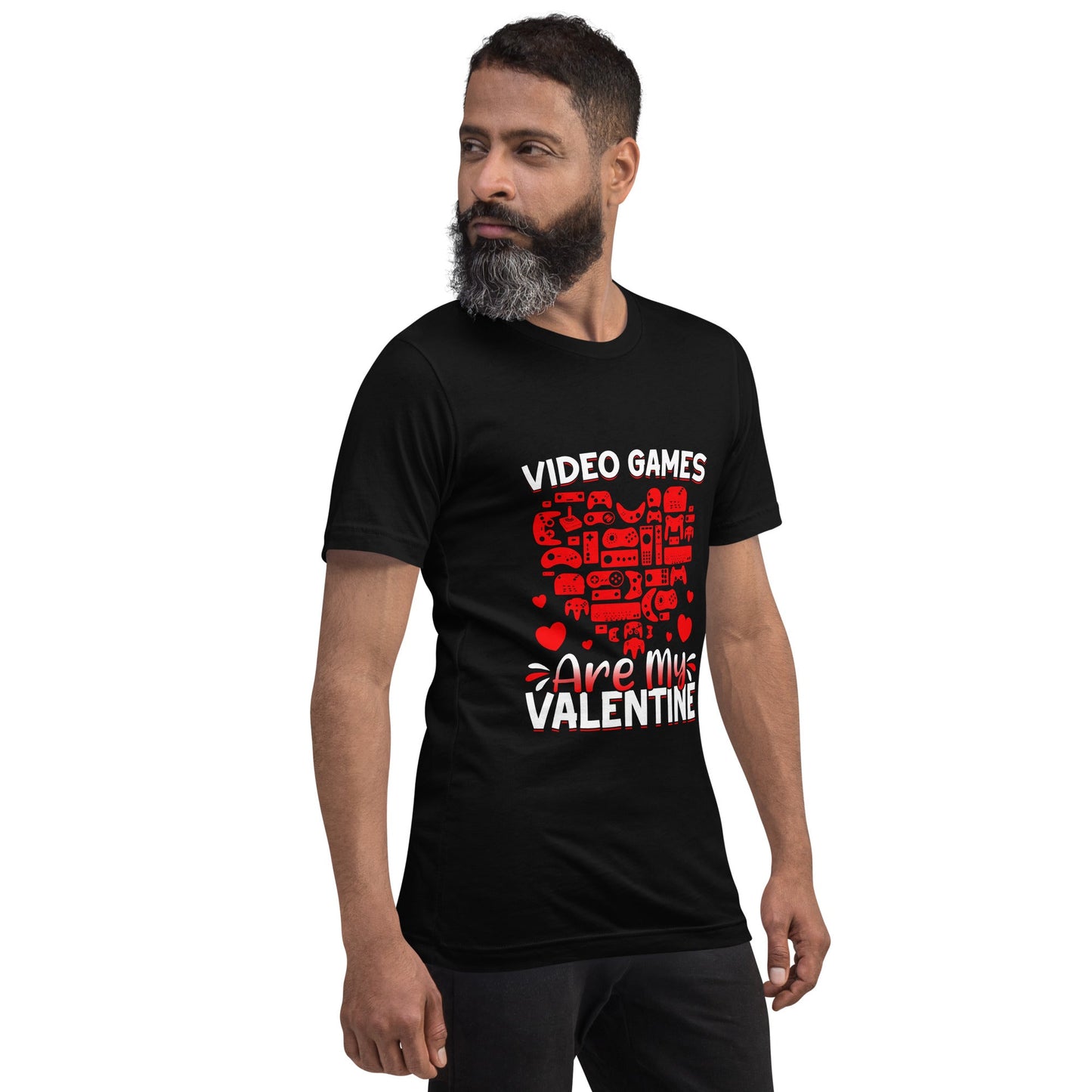 Video games are my valentine Unisex t-shirt by DarkByteGear