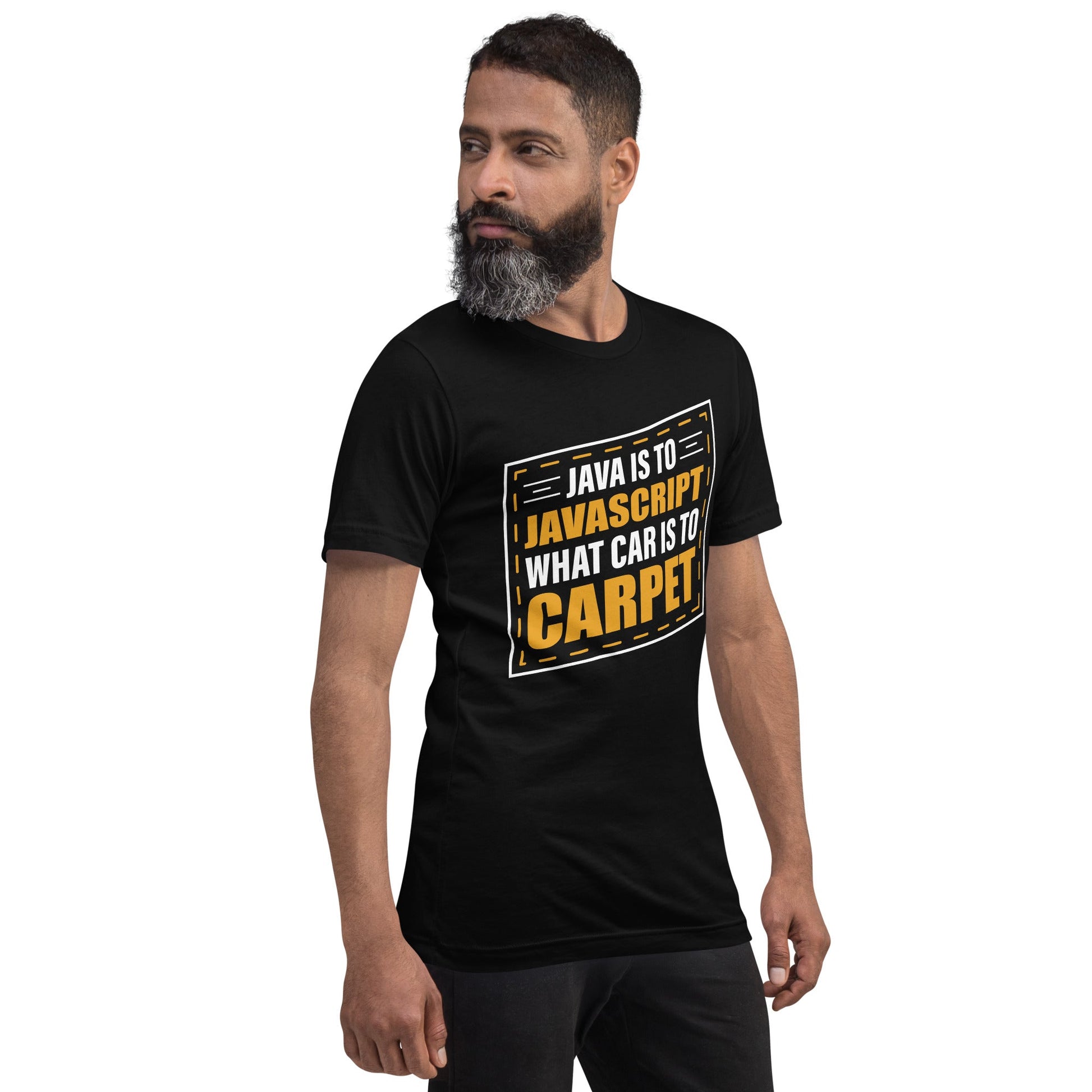 Java is to JavaScript - Unisex t-shirt by DarkByteGear