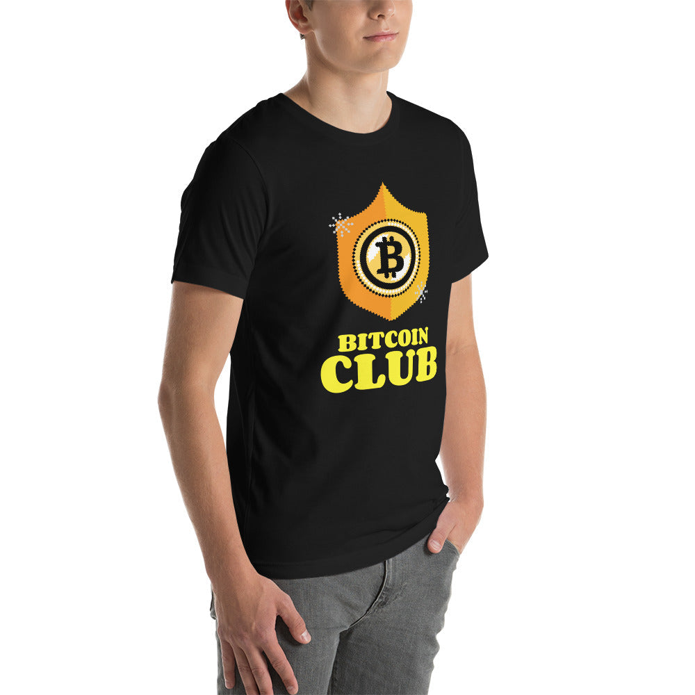 BITCOIN CLUB V2 - Unisex t-shirt by DarkByteGear