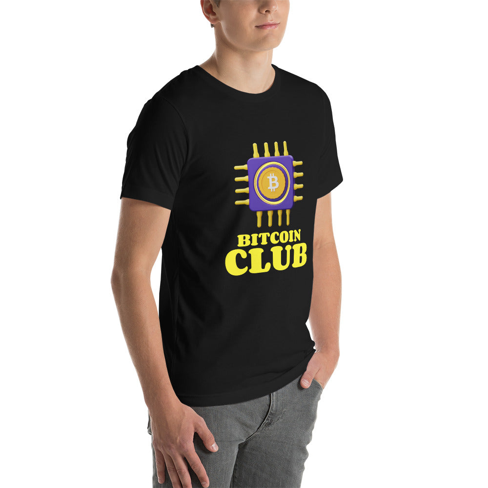 BITCOIN CLUB V3 - Unisex t-shirt by DarkByteGear