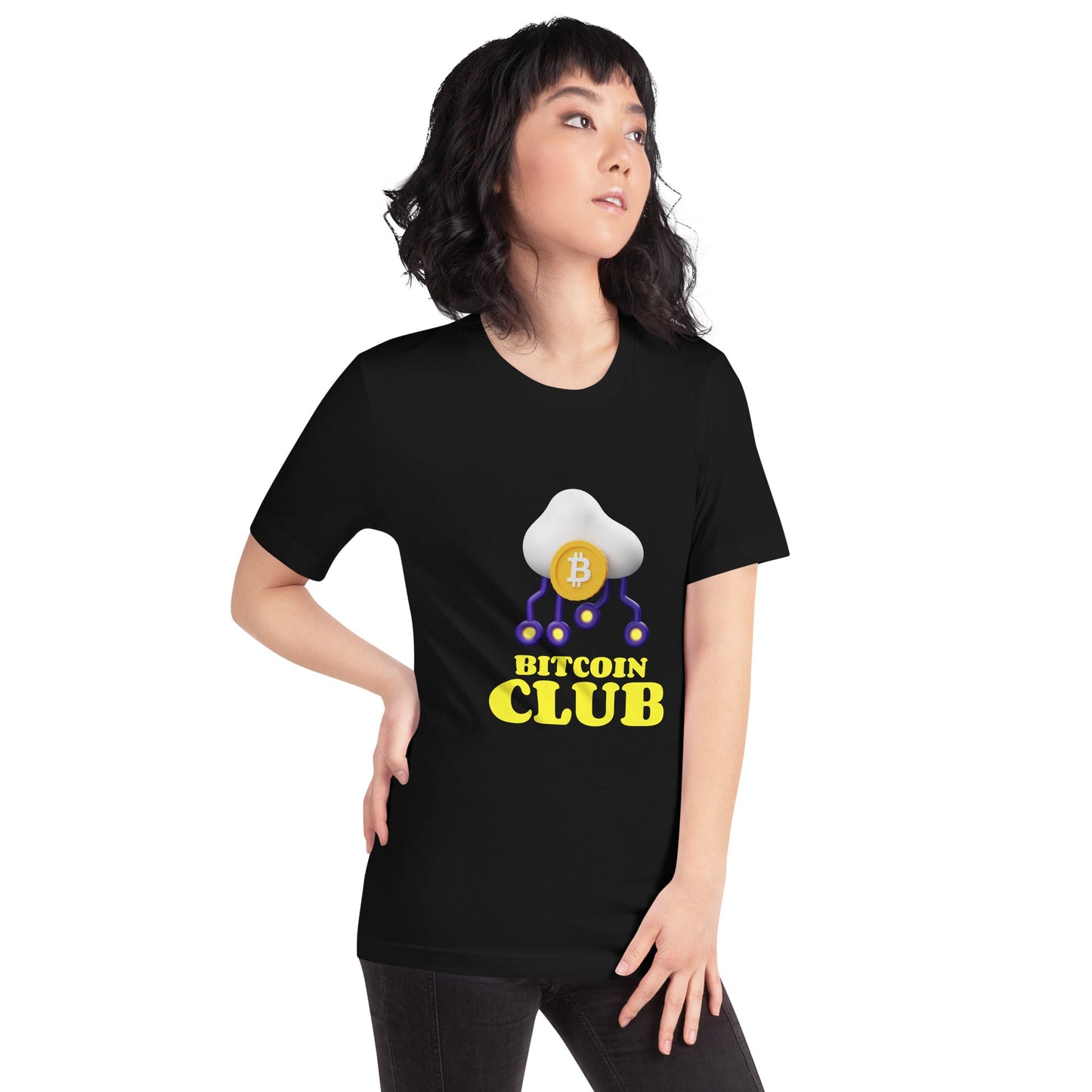 BITCOIN CLUB V4 - Unisex t-shirt by DarkByteGear