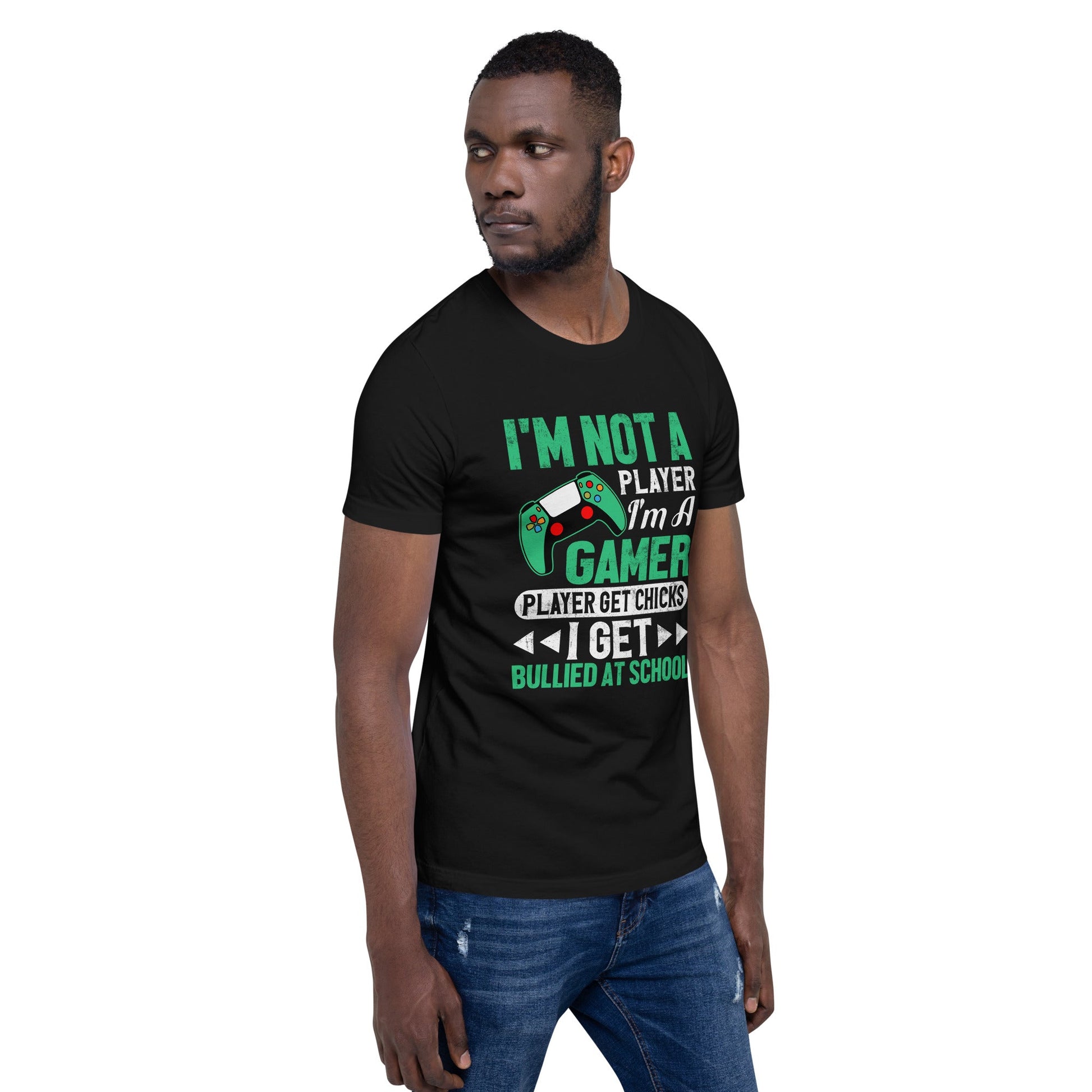 I am not a Player, I am a Gamer - Unisex t-shirt by DarkByteGear