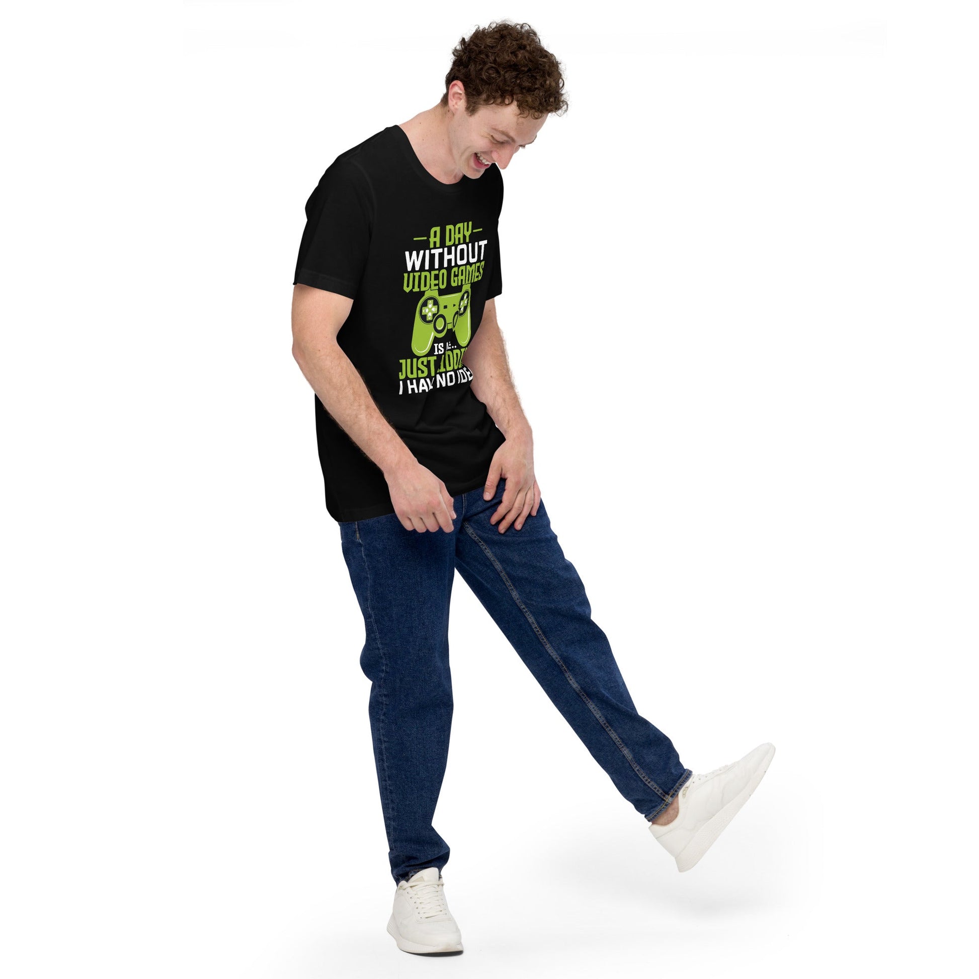 A Day without Video Games is Like - Unisex t-shirt by DarkByteGear