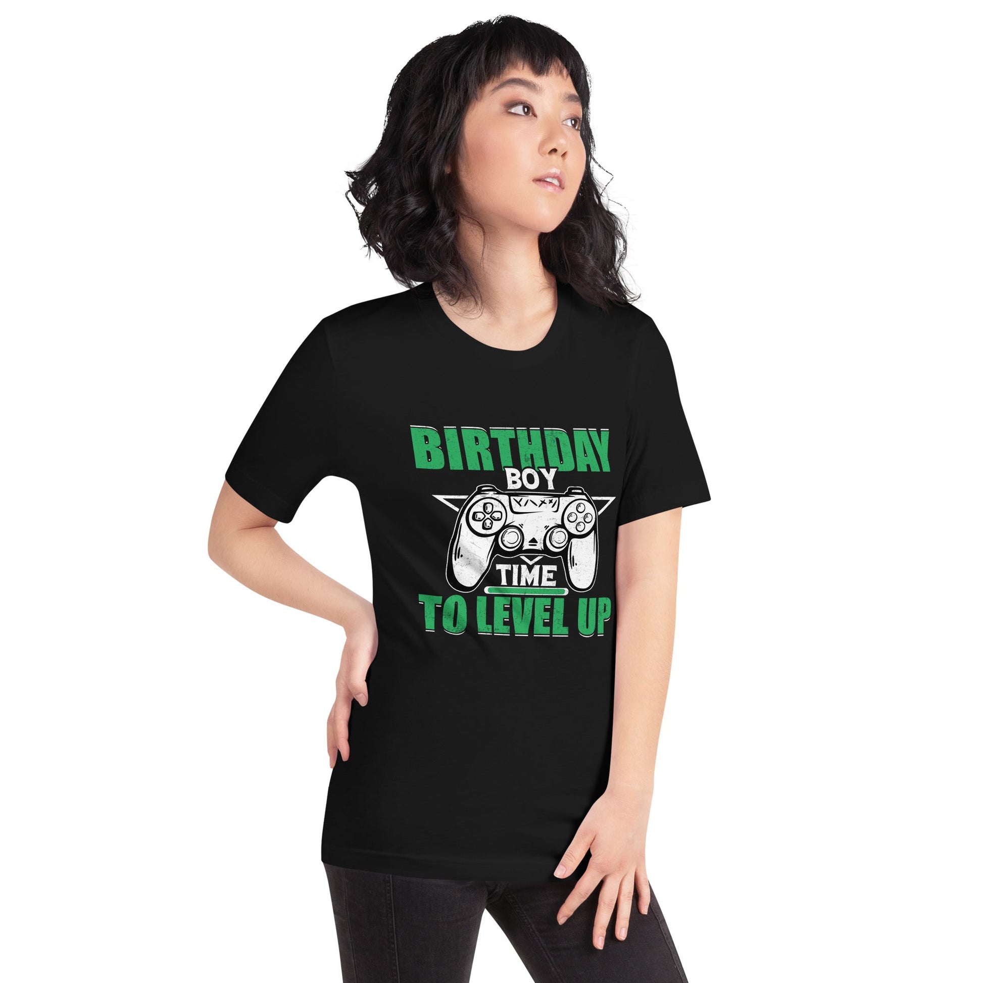 Birthday Boy Time to Level Up Unisex t-shirt by DarkByteGear