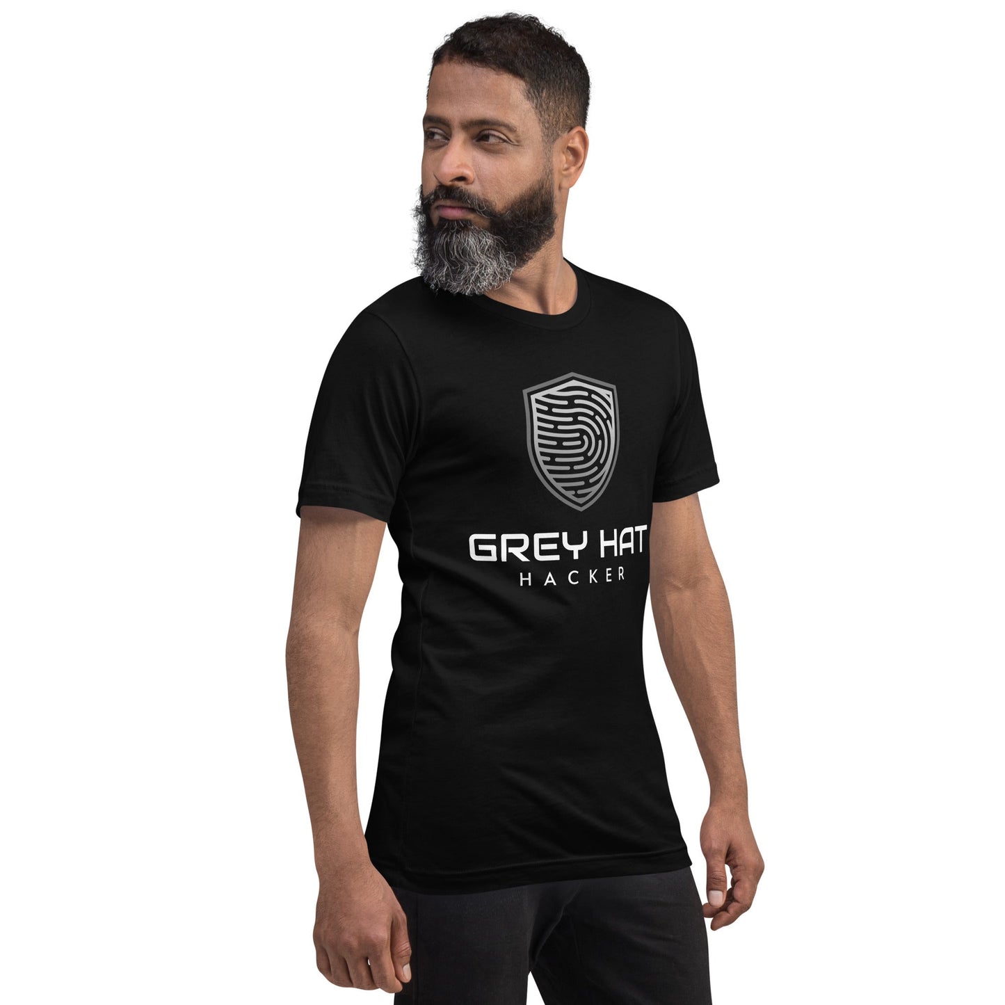 Grey Hat Hacker V2 - Unisex t-shirt by DarkByteGear