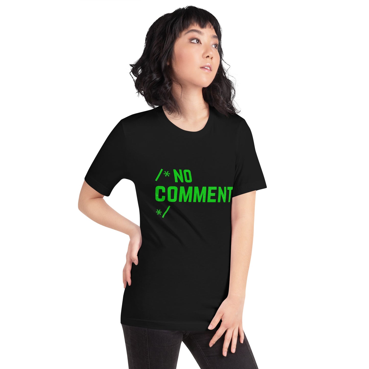 /*No Comment*/ Unisex t-shirt by DarkByteGear