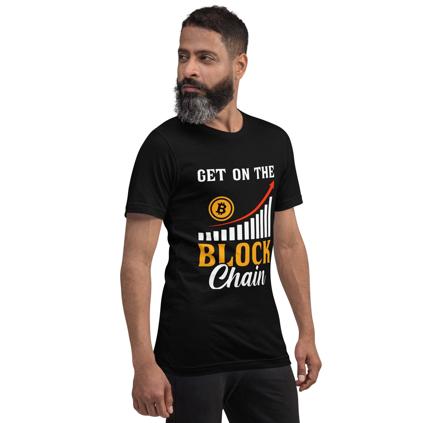 Get on the Block Chain - Unisex t-shirt by DarkByteGear