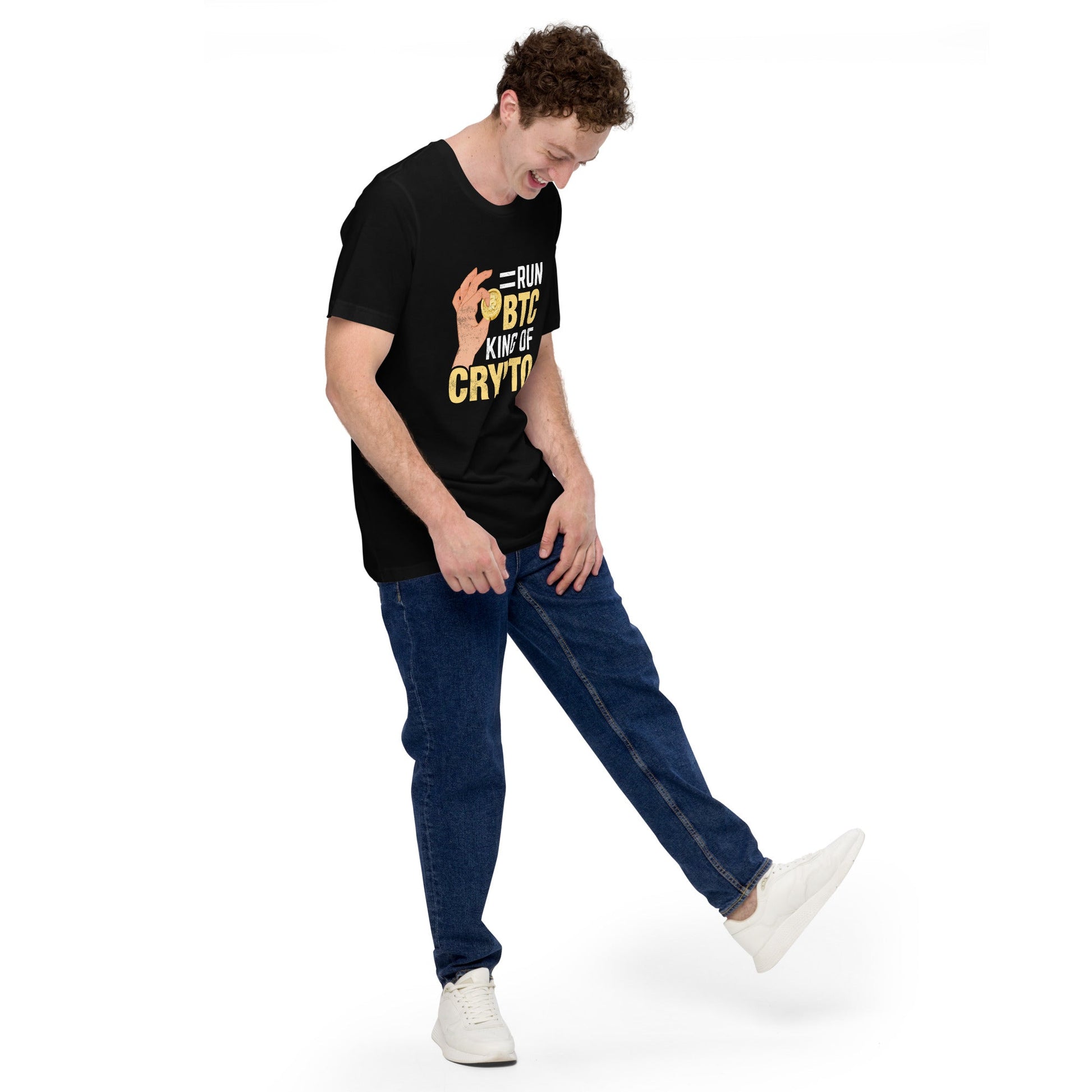 = Run BTC King of BitCoin - Unisex t-shirt by DarkByteGear