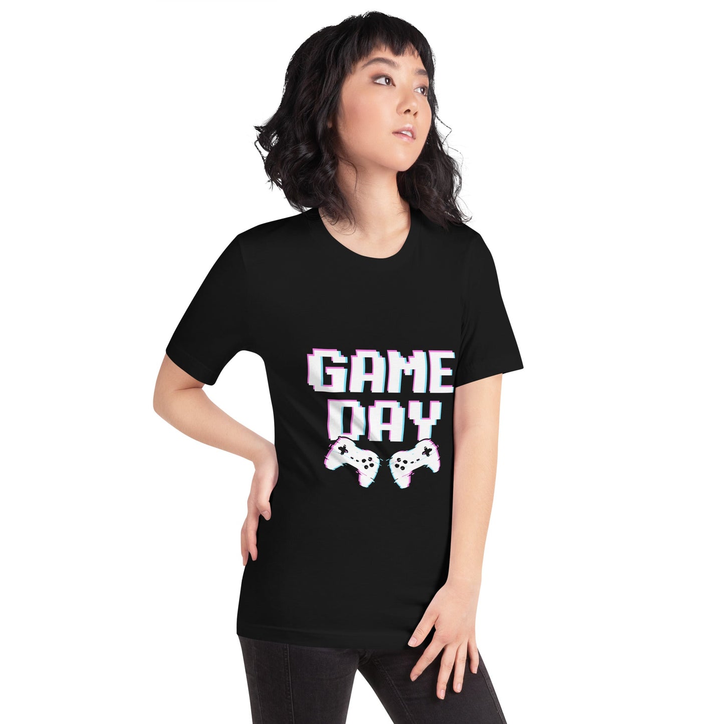 Game Day Lego White - Unisex t-shirt by DarkByteGear