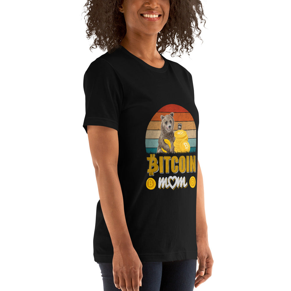 Bitcoin Mom -Unisex t-shirt by DarkByteGear