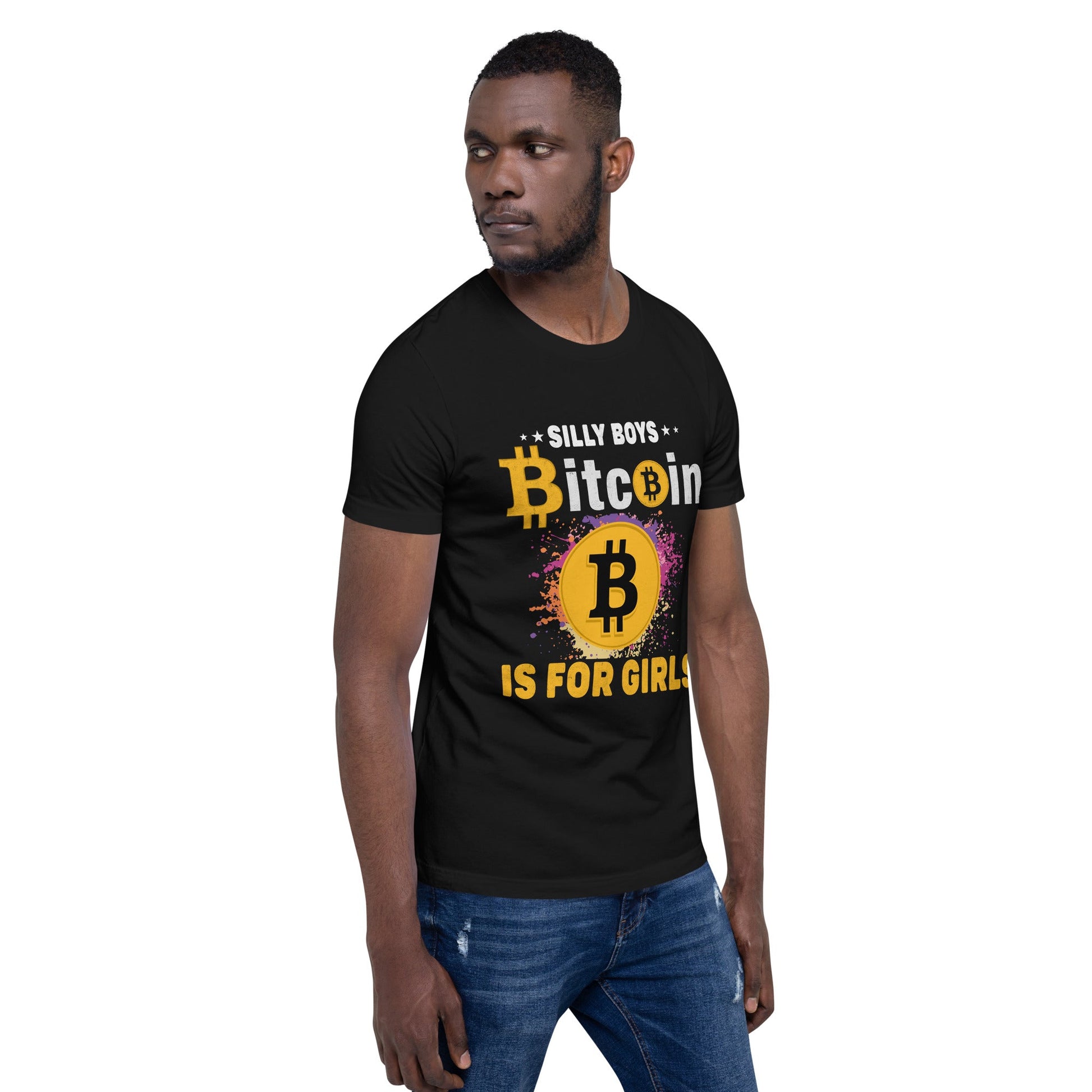 *Silly Boys* : BTC is for Girls - Unisex t-shirt by DarkByteGear